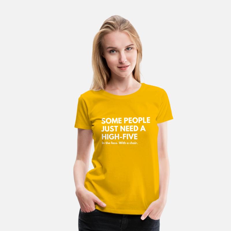 Funny Saying High Five Stylish Design