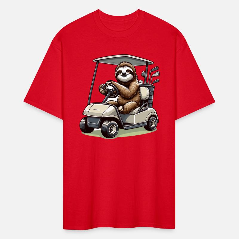 Funny Sloth Golfing