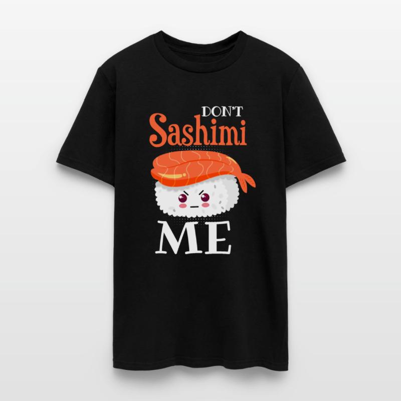 Funny sushi maki saying eat motif