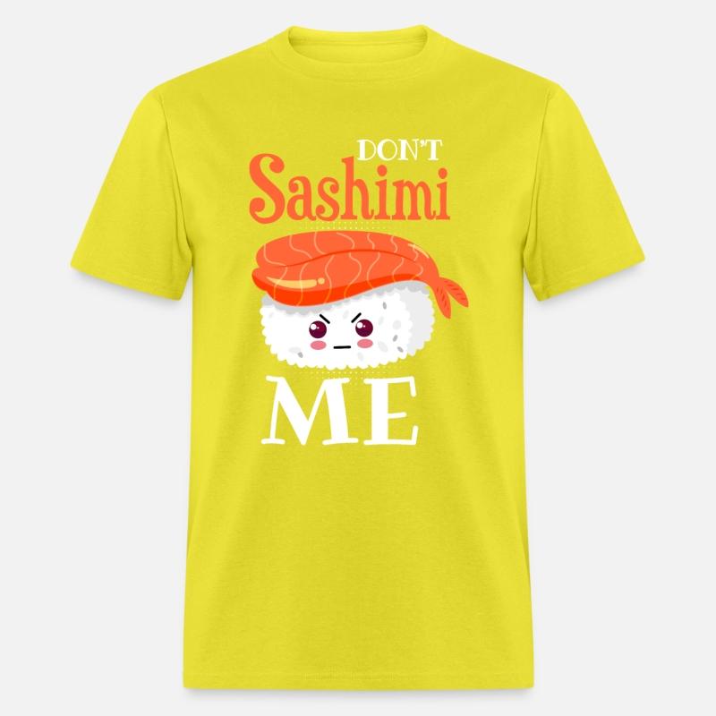 Funny sushi maki saying eat motif