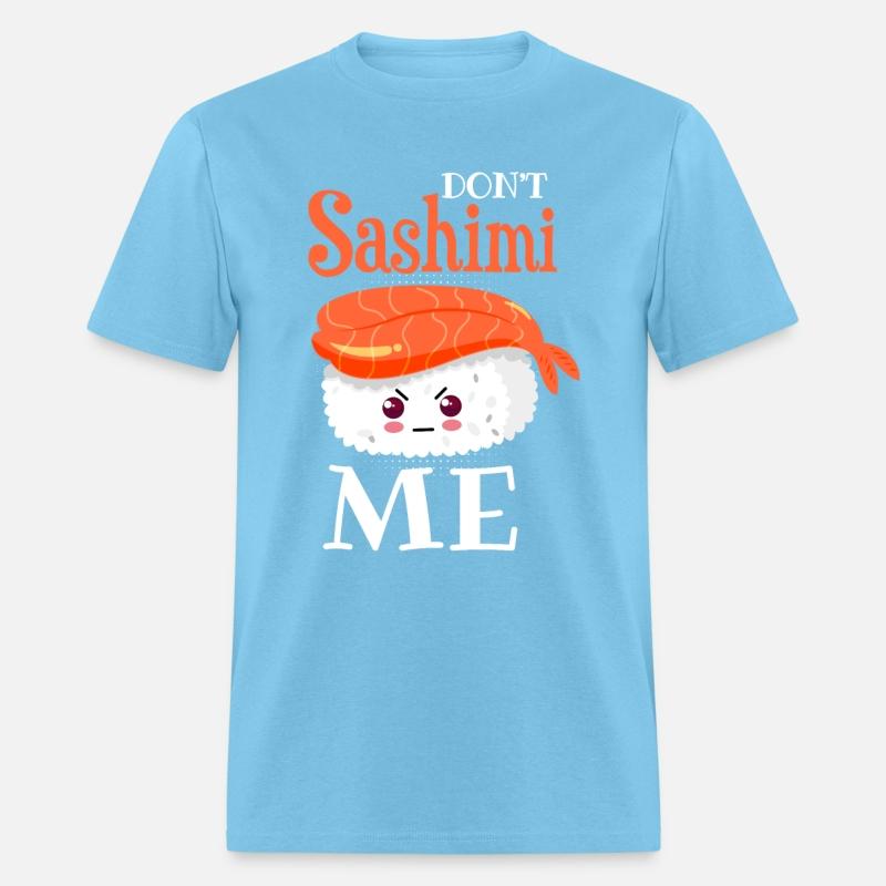 Funny sushi maki saying eat motif