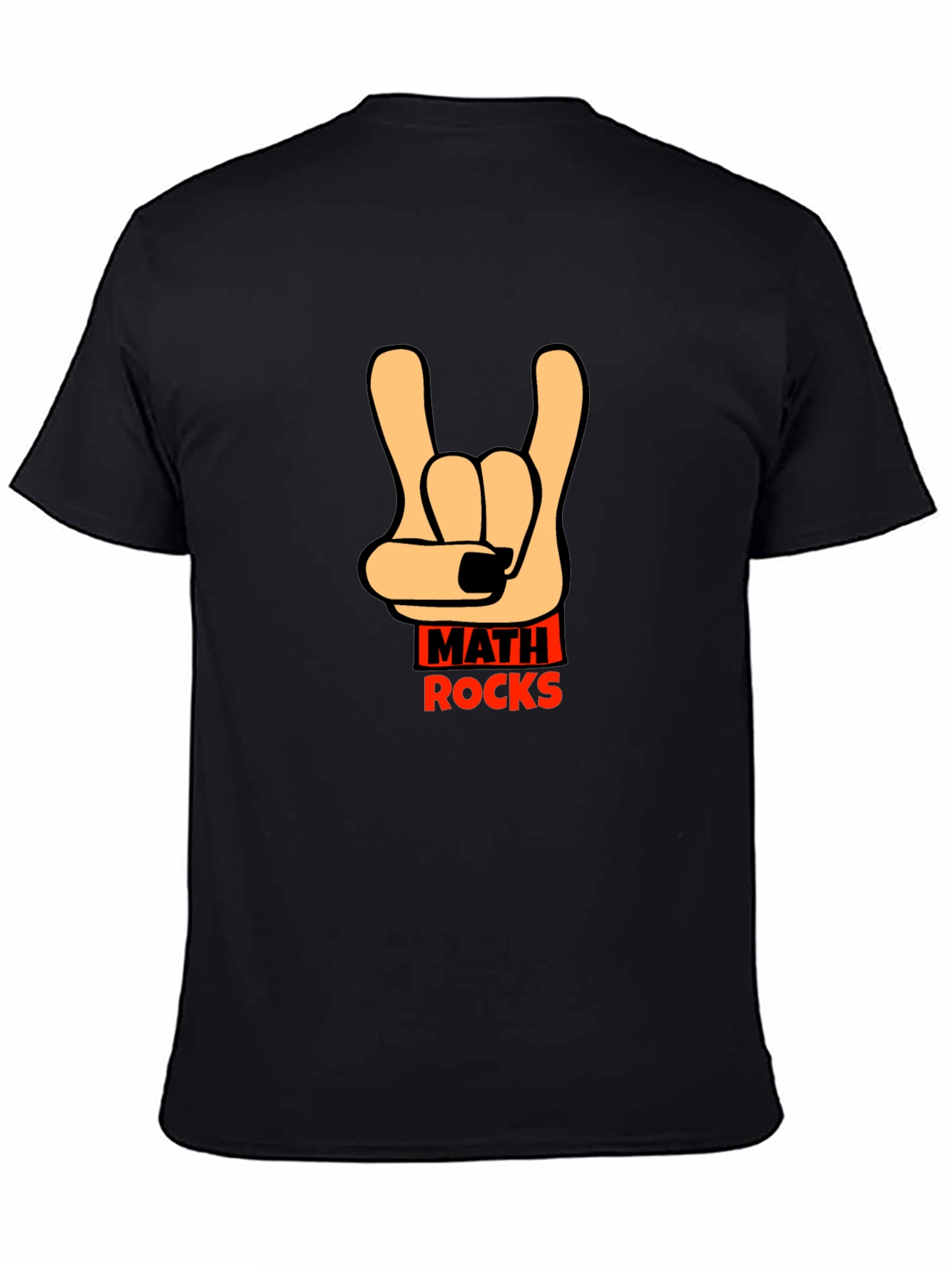 Math Rocks T-Shirt - Graphic Tee - Black