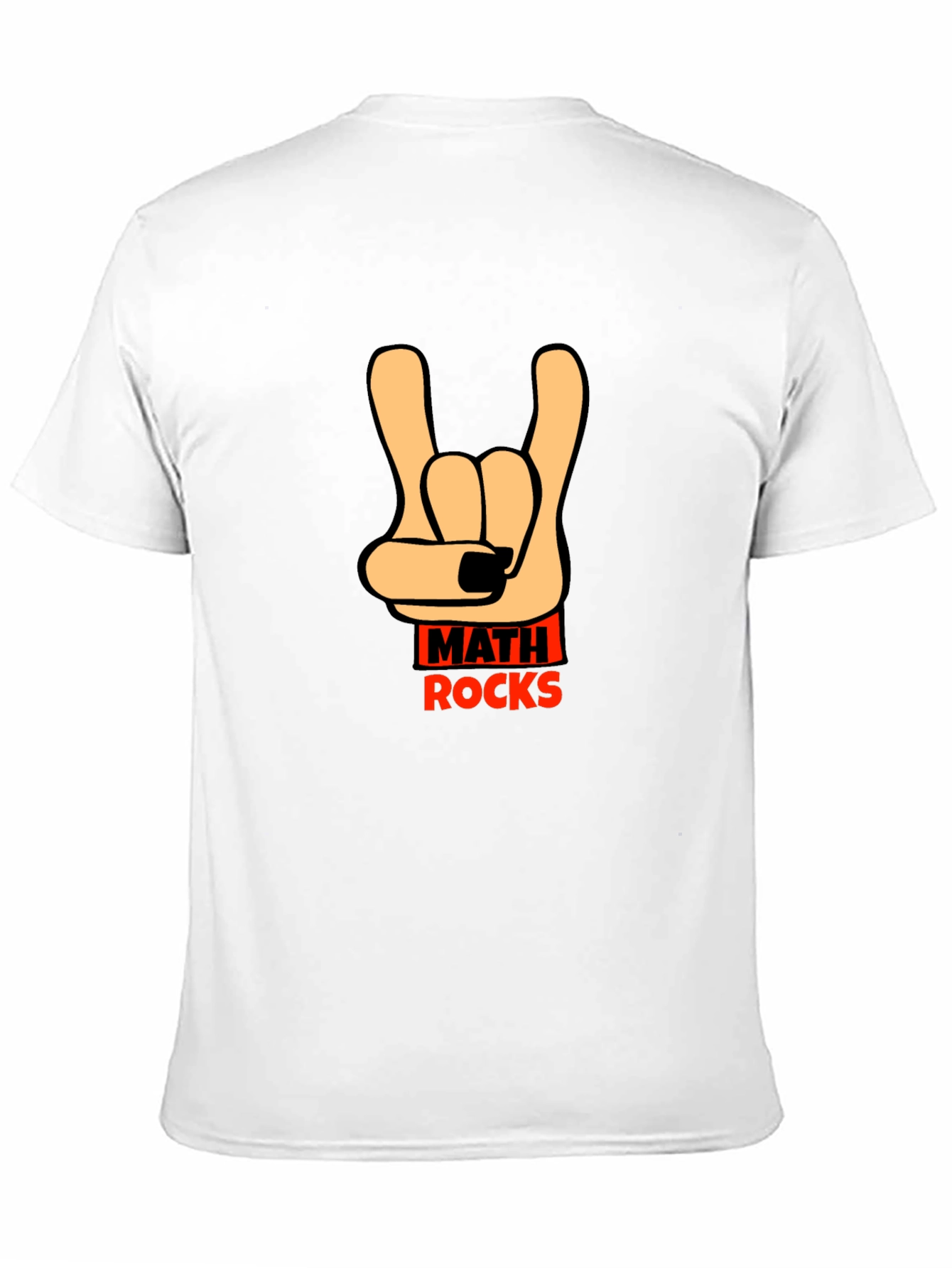 Math Rocks T-Shirt - Graphic Tee - Black