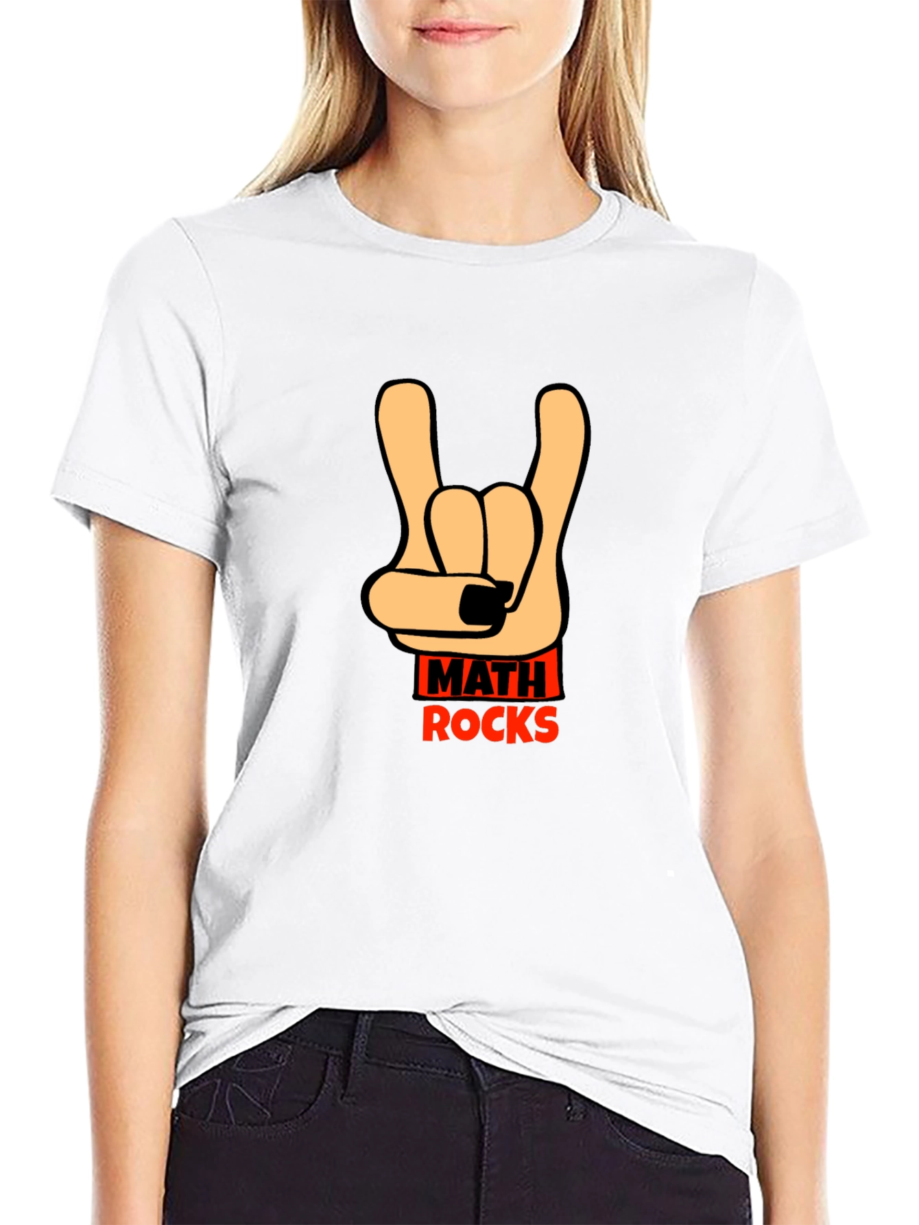 Math Rocks T-Shirt - Graphic Tee - Black
