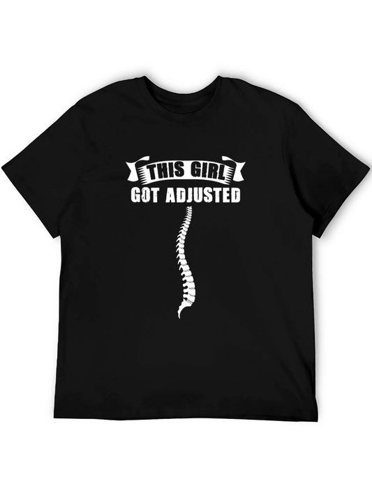 This Girl Got Adjusted Chiropractic T-Shirt