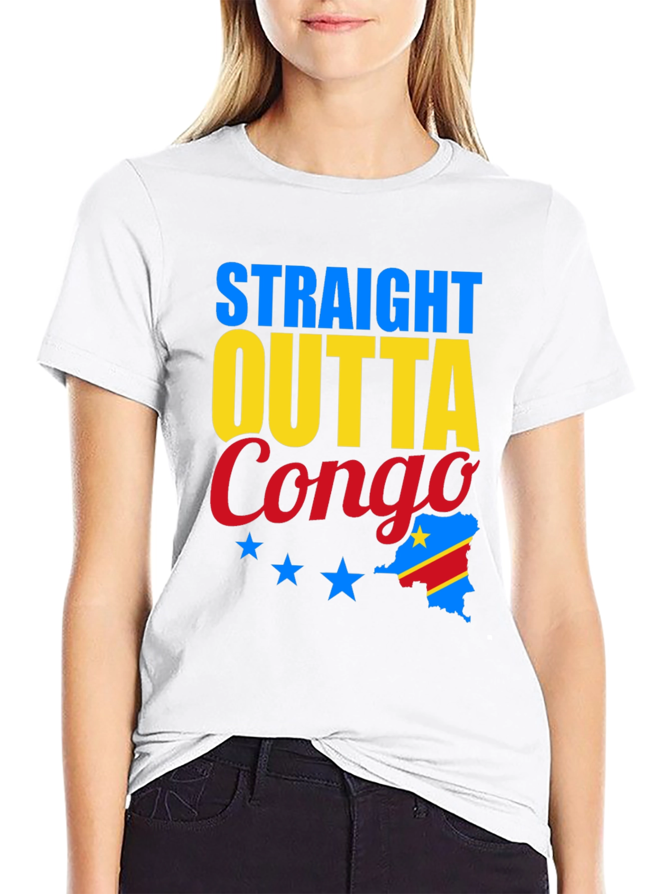 Straight Outta Congo Graphic Tee