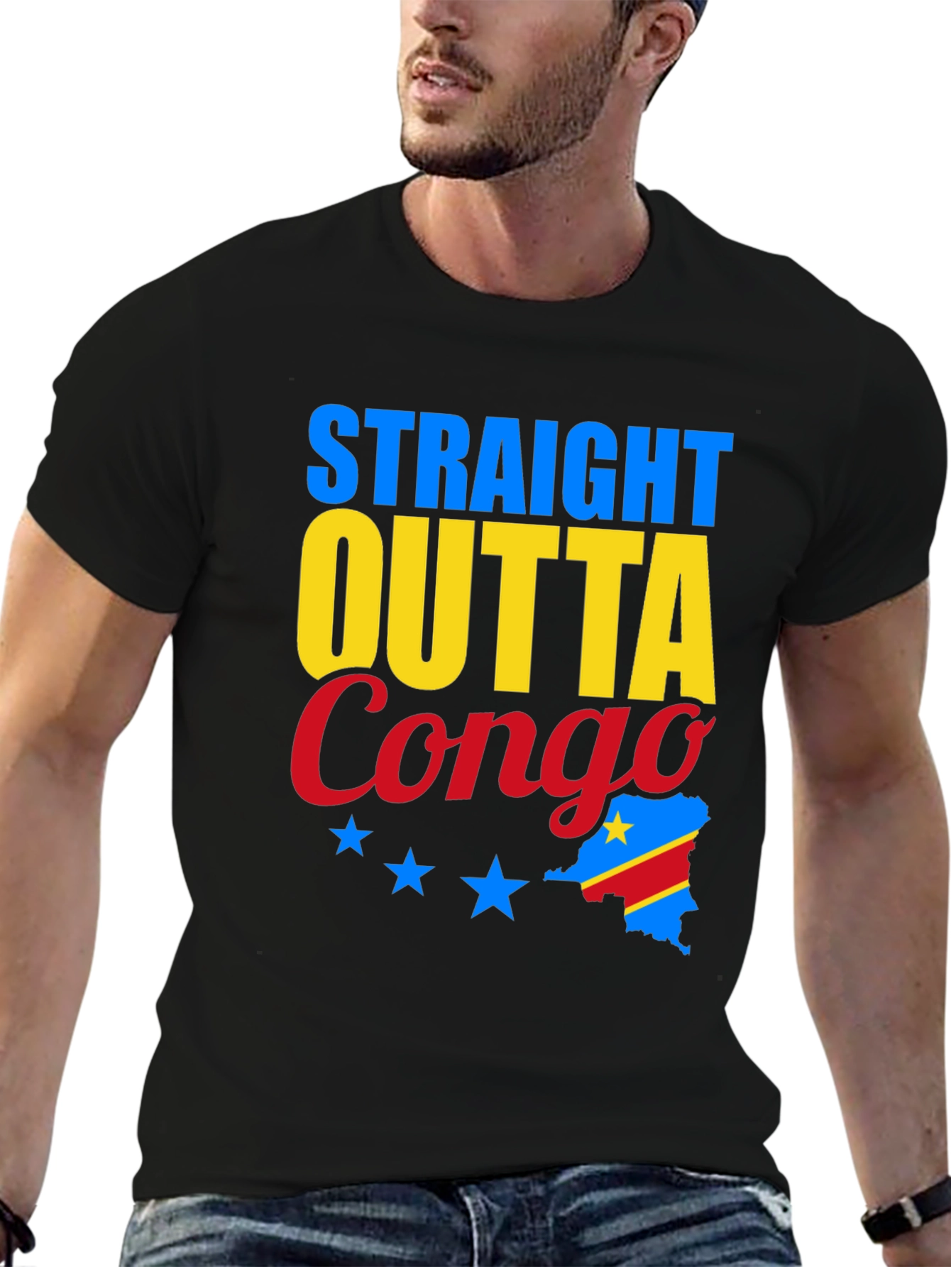Straight Outta Congo Graphic Tee