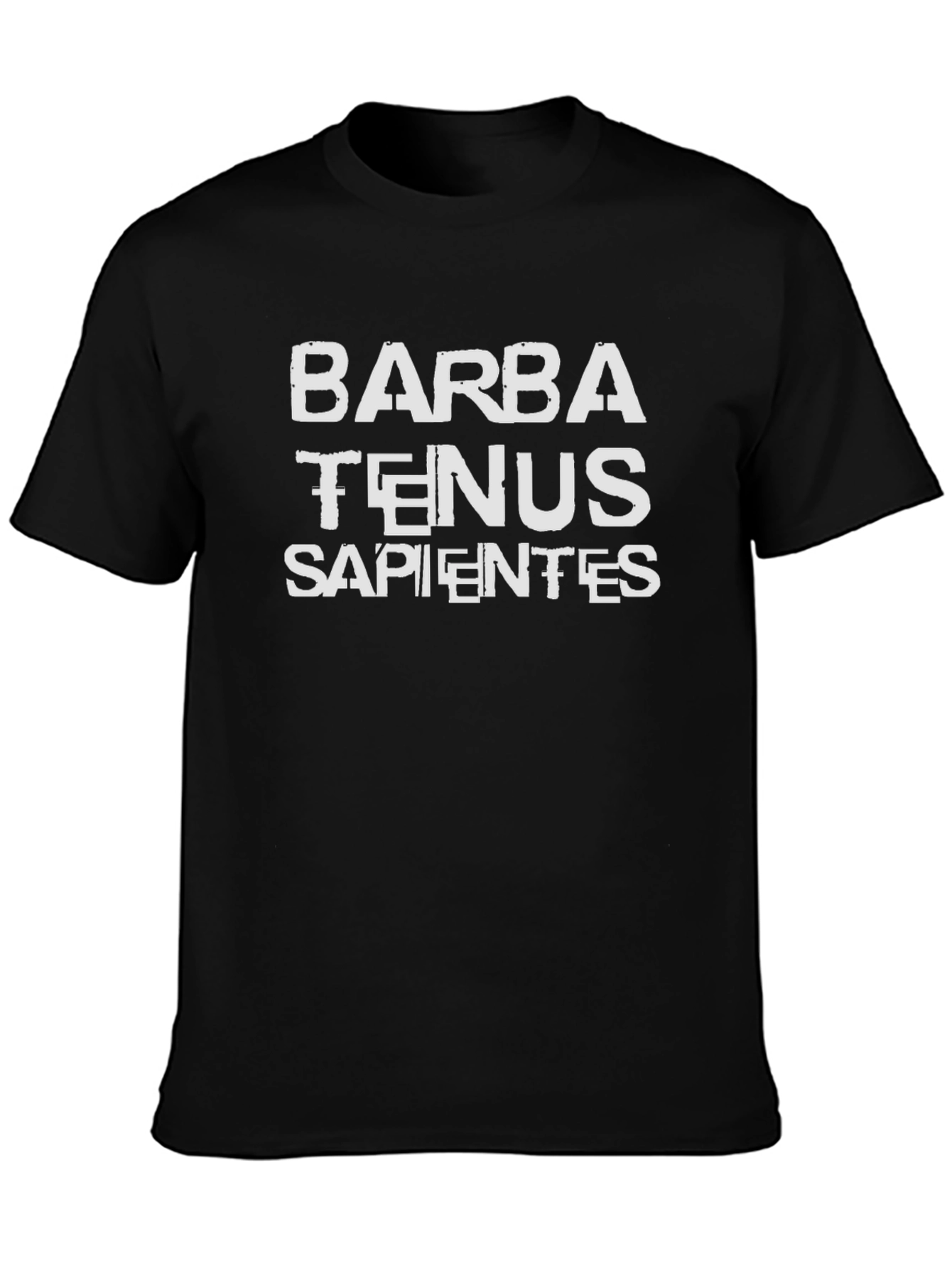 Barba Tenus Sapientes Graphic Tee - Black