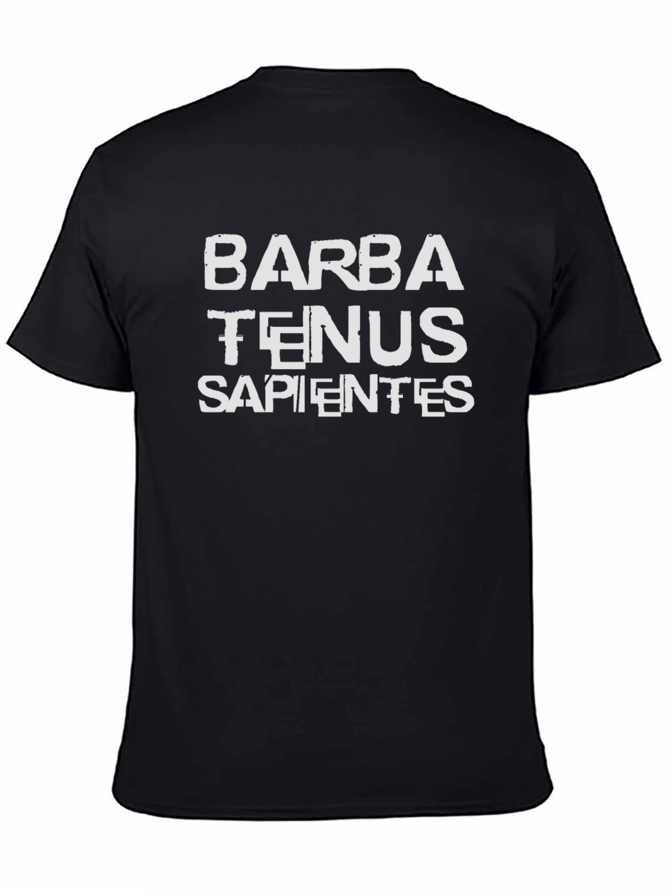 Barba Tenus Sapientes Graphic Tee - Black