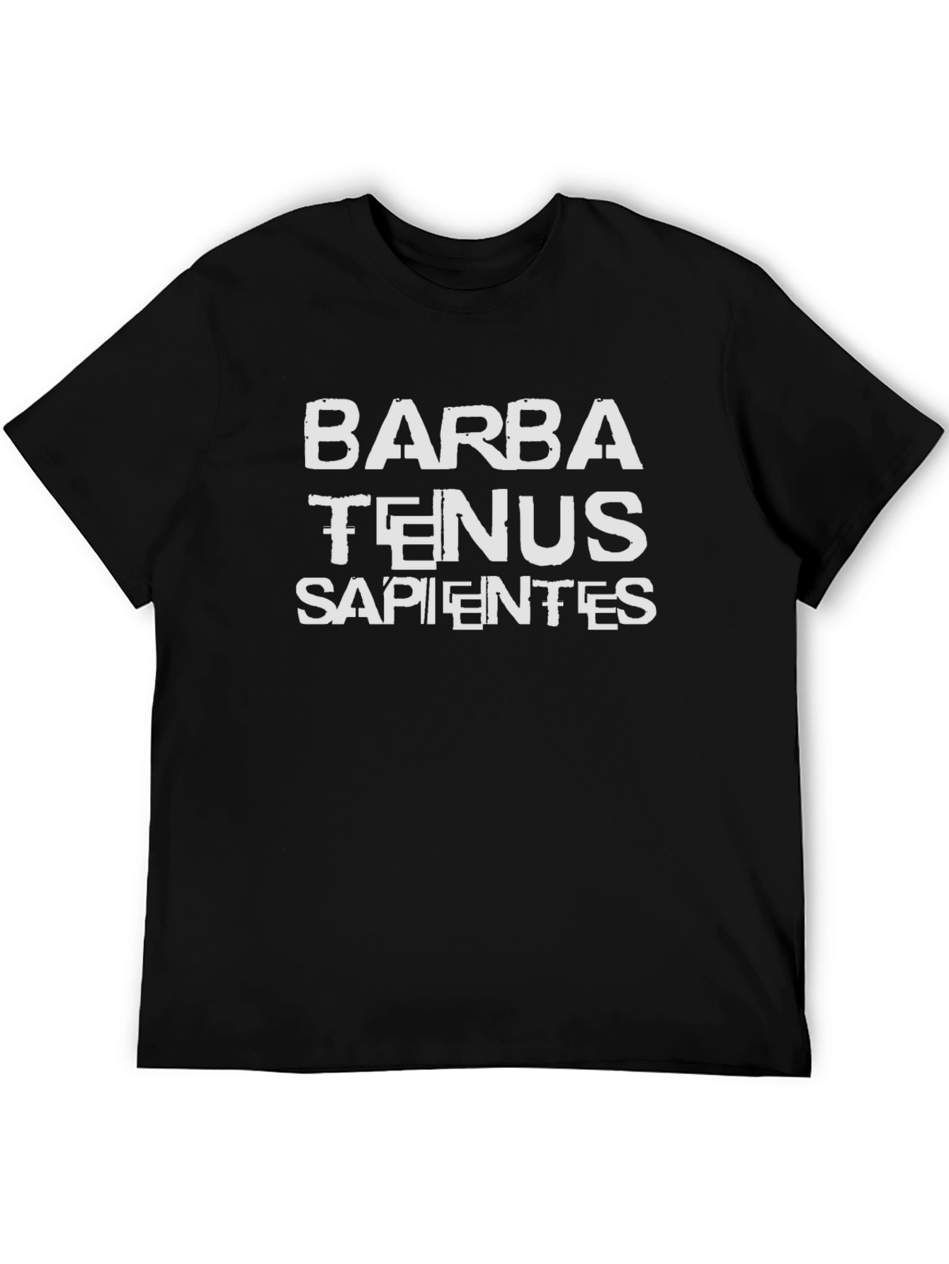Barba Tenus Sapientes Graphic Tee - Black
