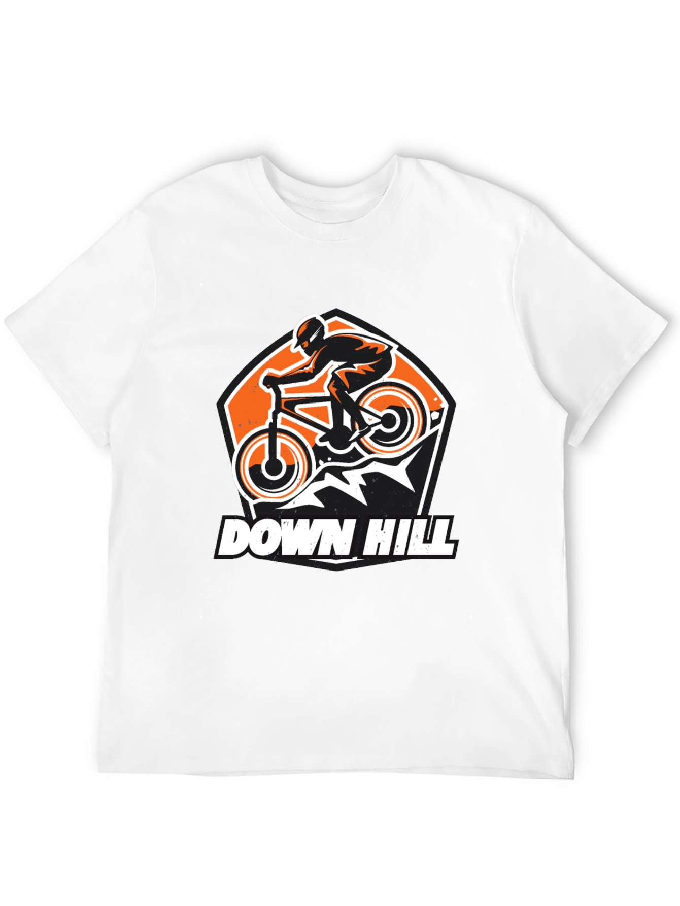 Downhill Mountain Biking Graphic T-Shirt