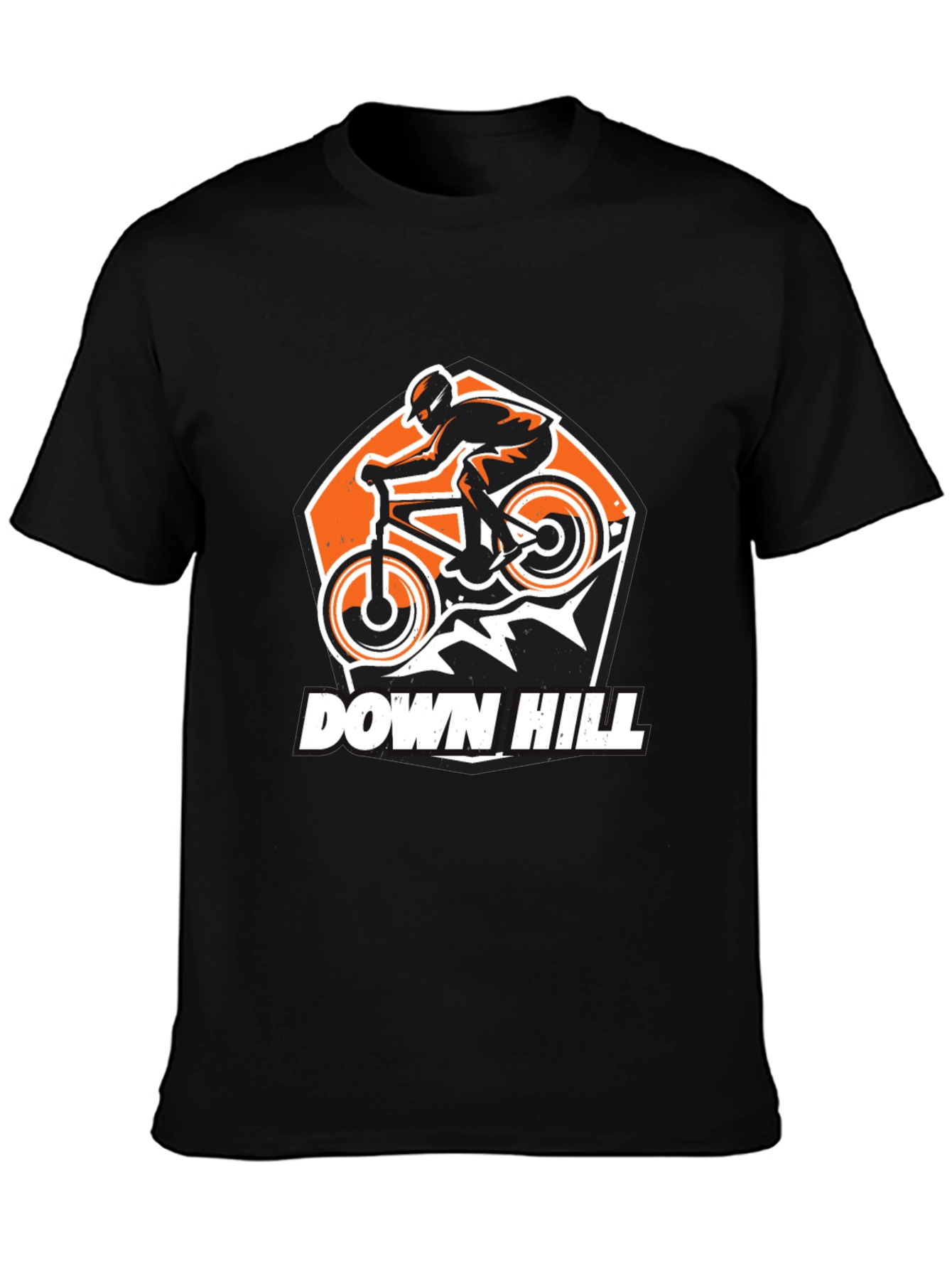Downhill Mountain Biking Graphic T-Shirt