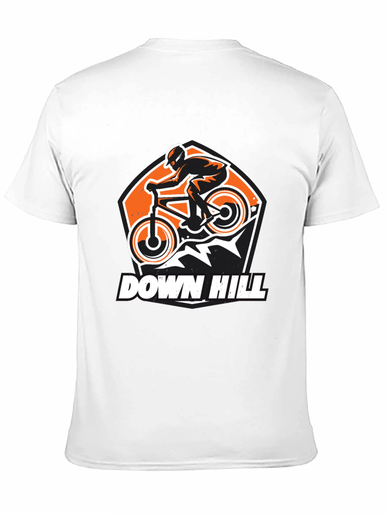 Downhill Mountain Biking Graphic T-Shirt