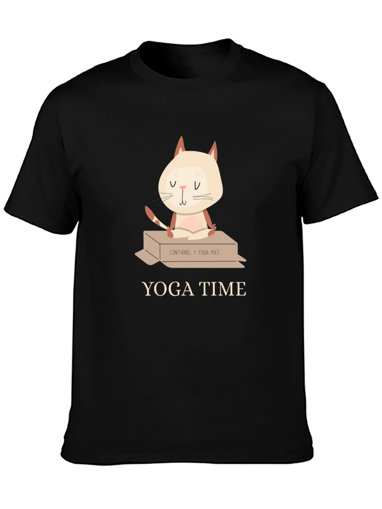 Yoga Cat T-Shirt - Relaxed Fit