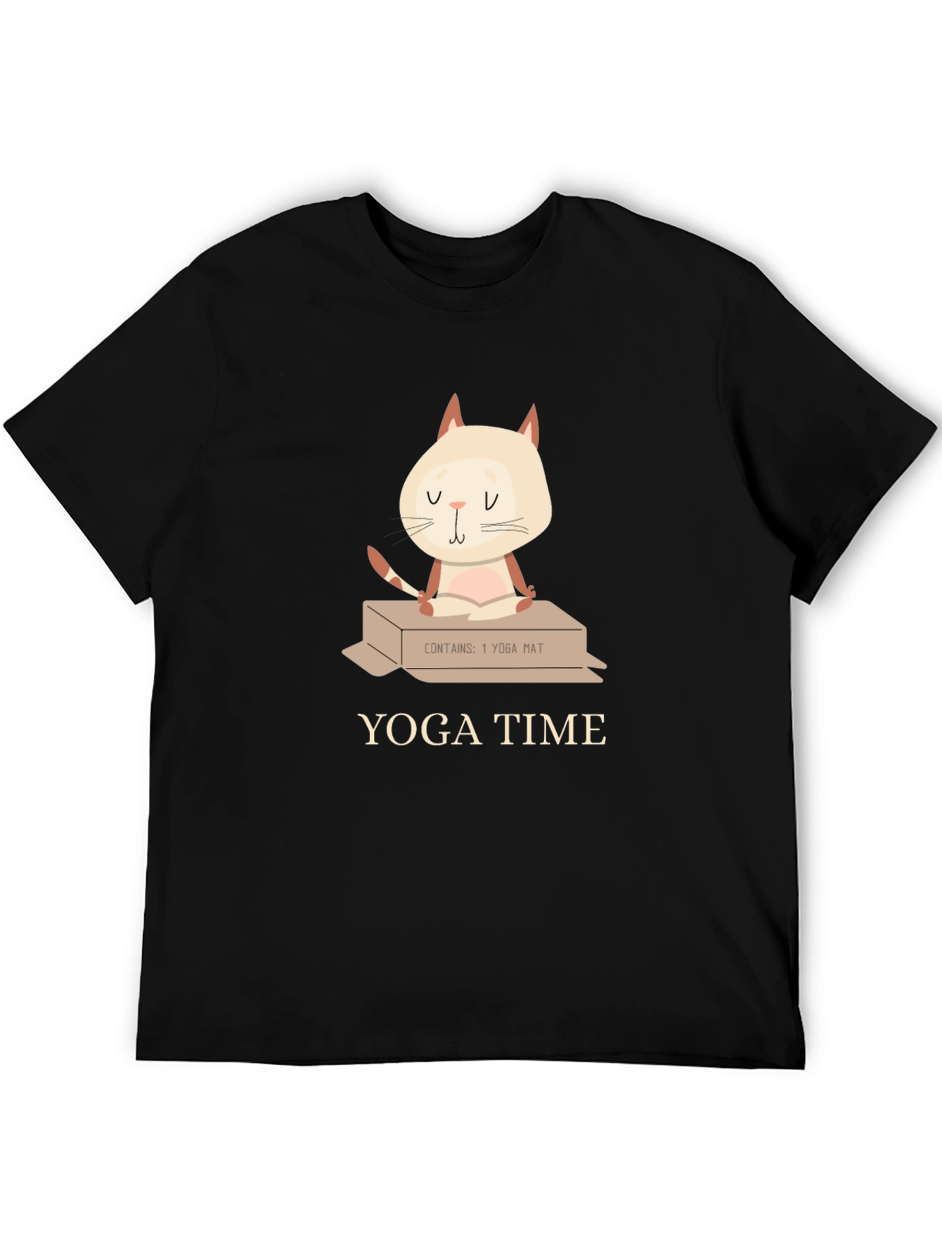 Yoga Cat T-Shirt - Relaxed Fit