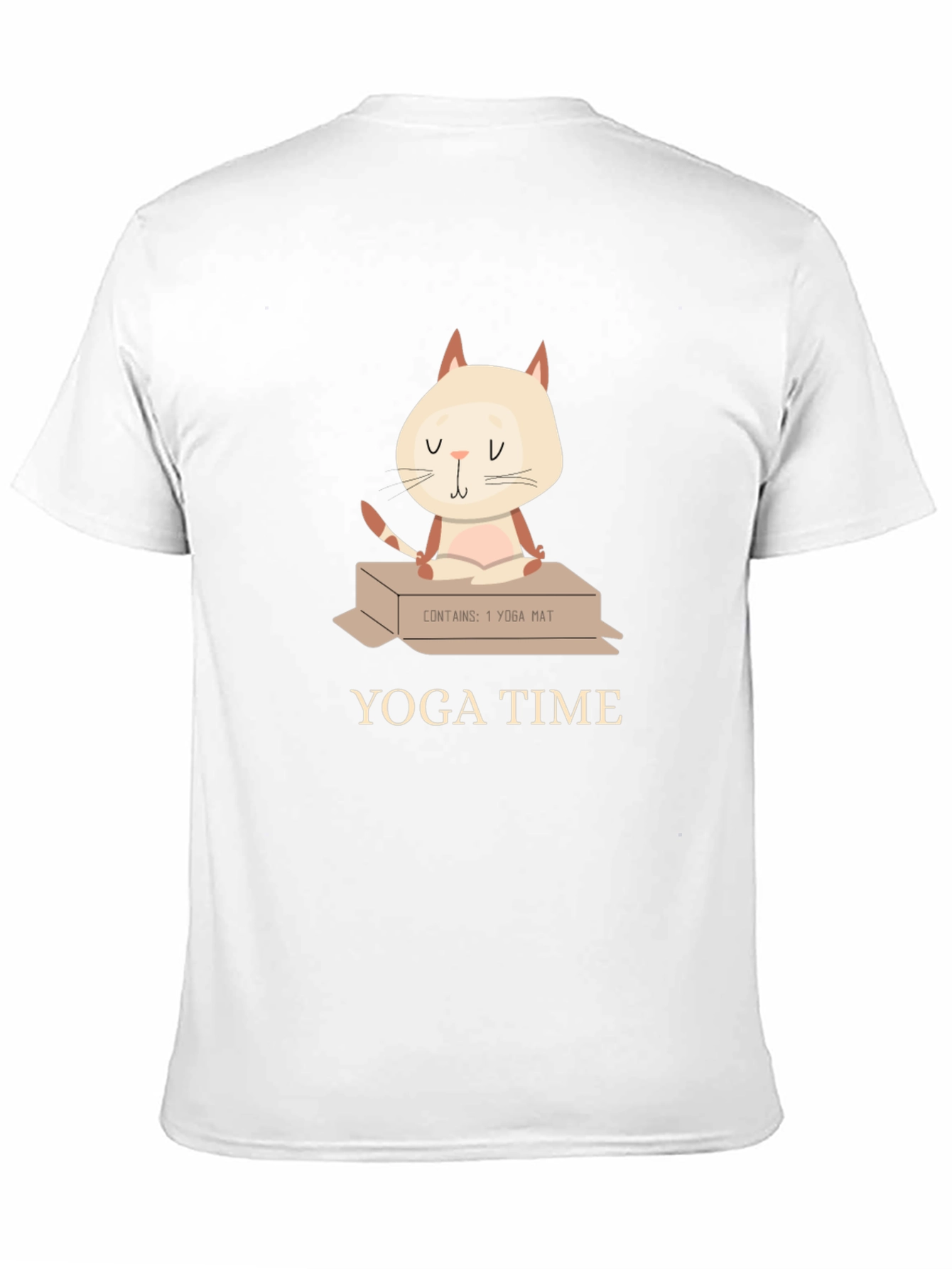 Yoga Cat T-Shirt - Relaxed Fit