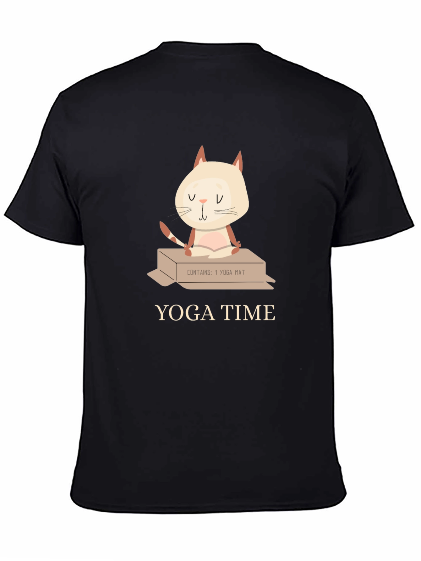 Yoga Cat T-Shirt - Relaxed Fit
