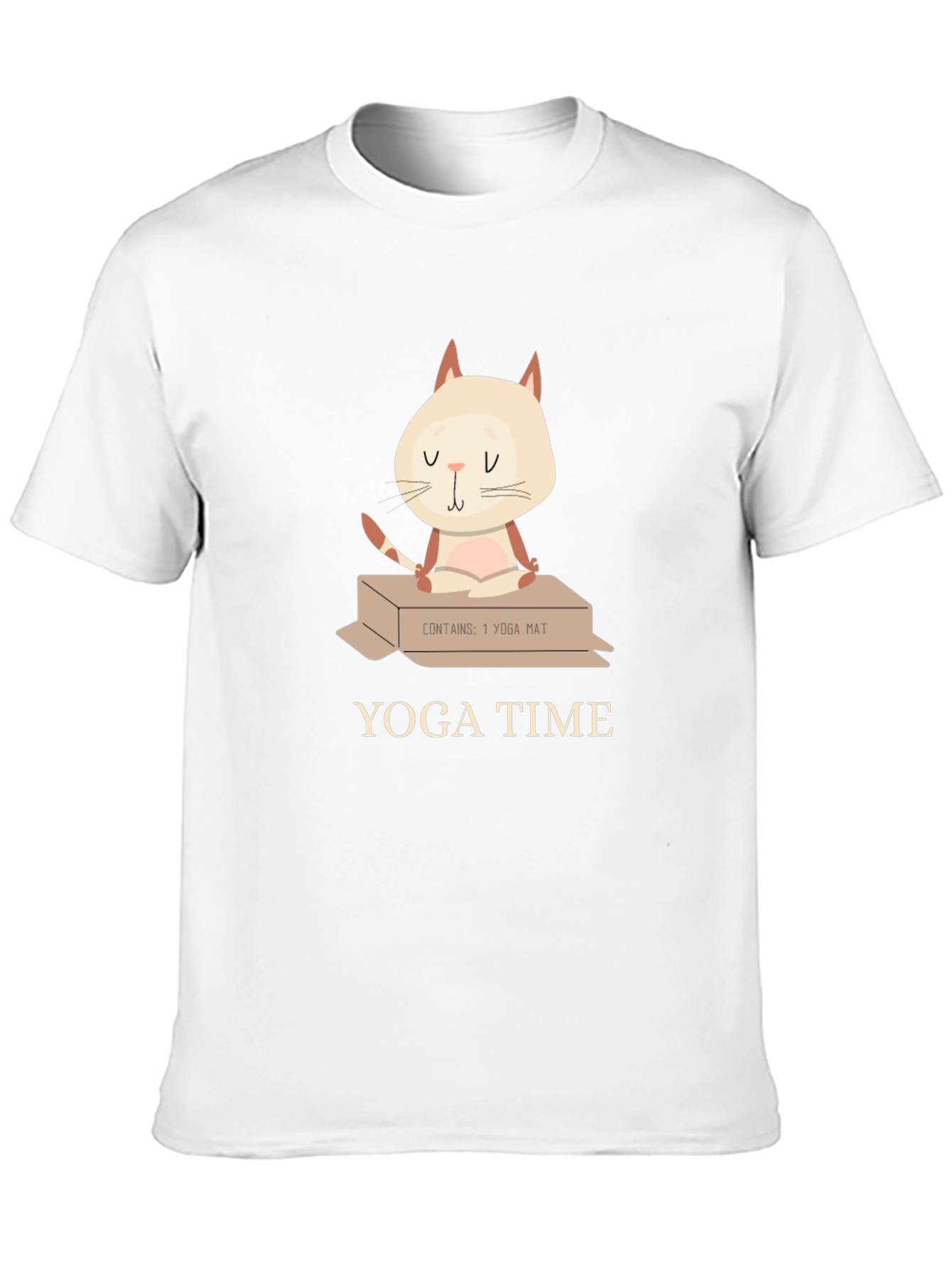 Yoga Cat T-Shirt - Relaxed Fit