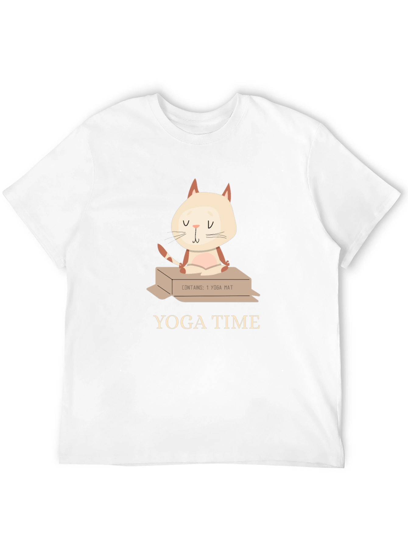 Yoga Cat T-Shirt - Relaxed Fit