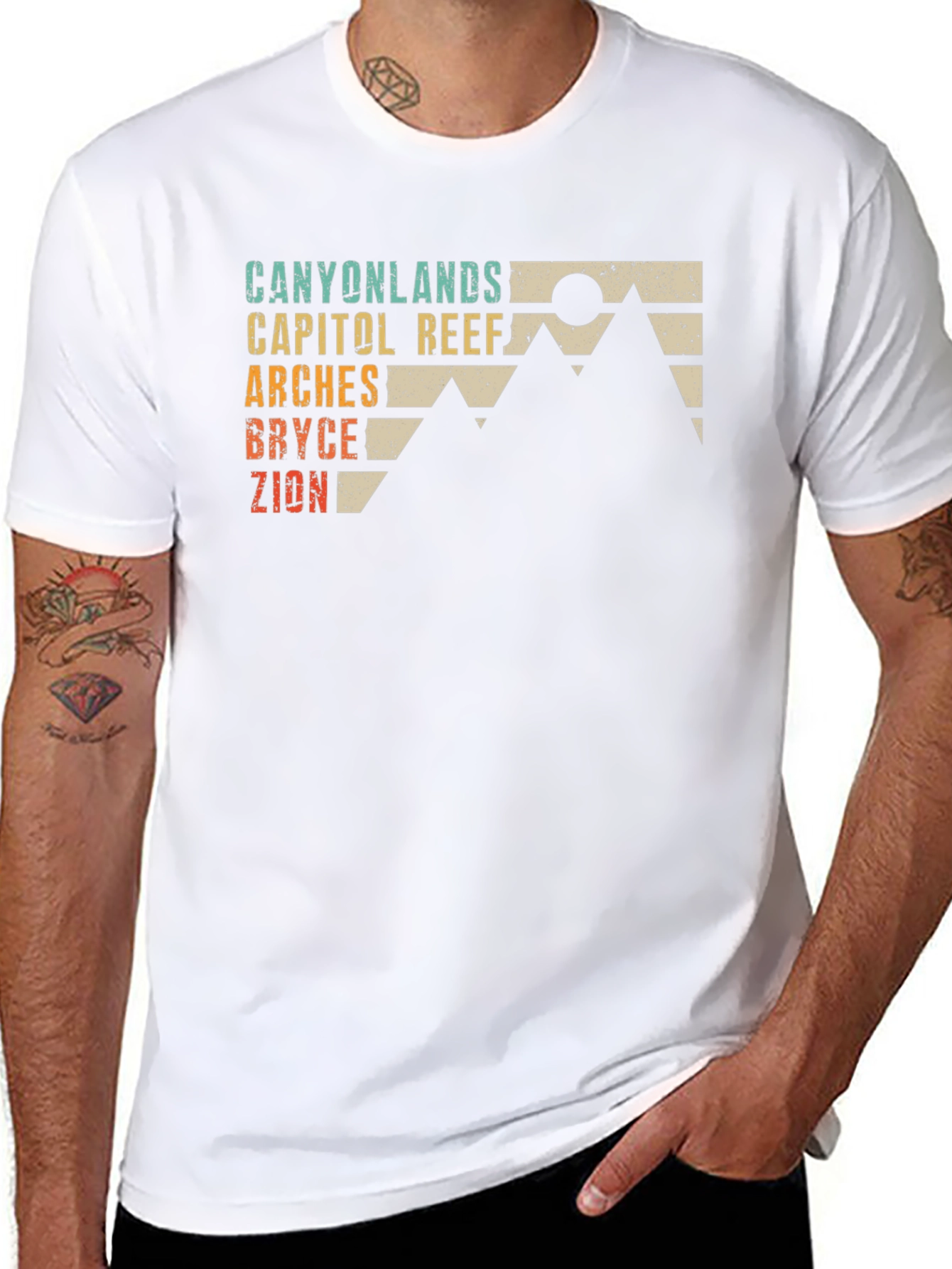 Utah National Parks Retro Graphic Tee