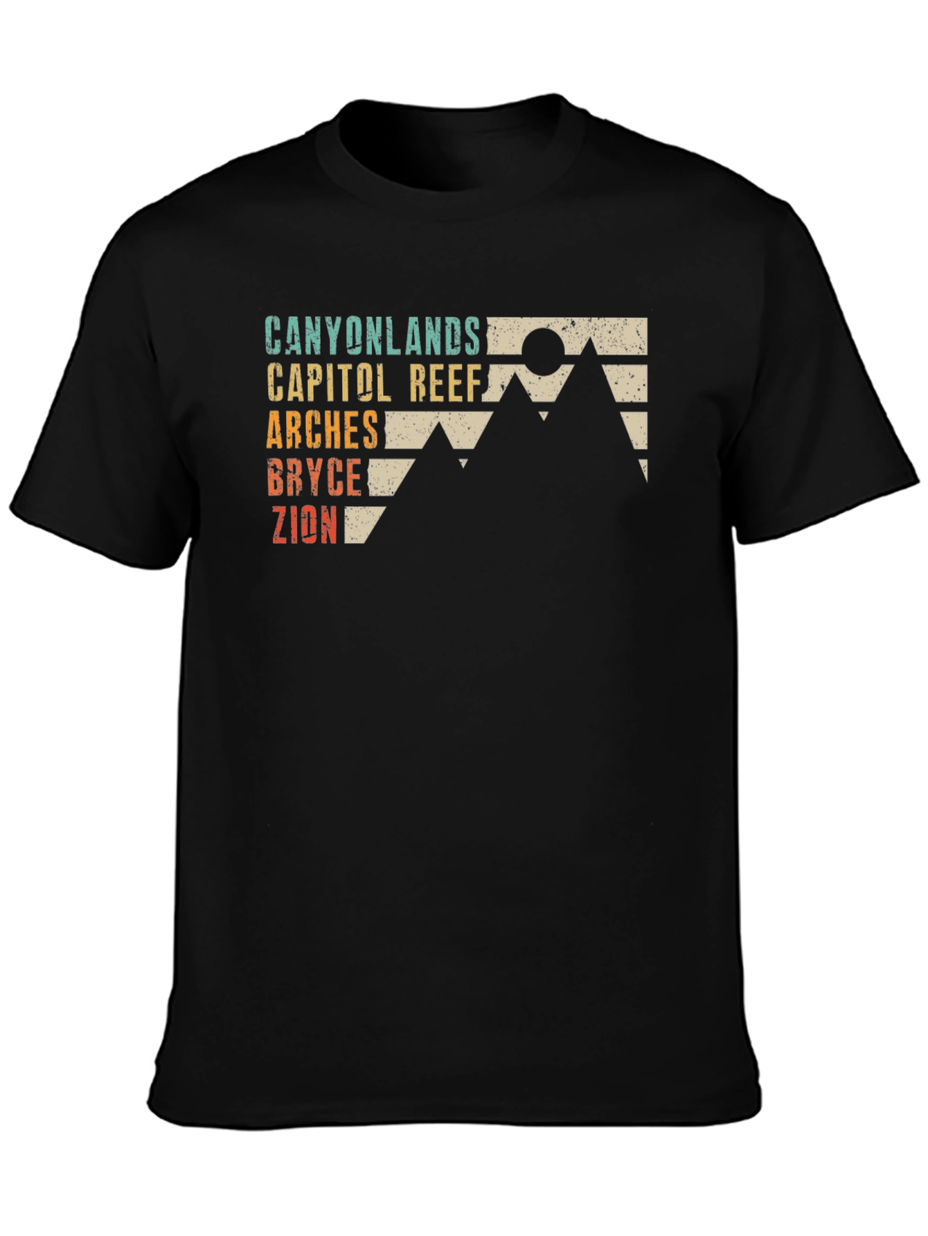 Utah National Parks Retro Graphic Tee
