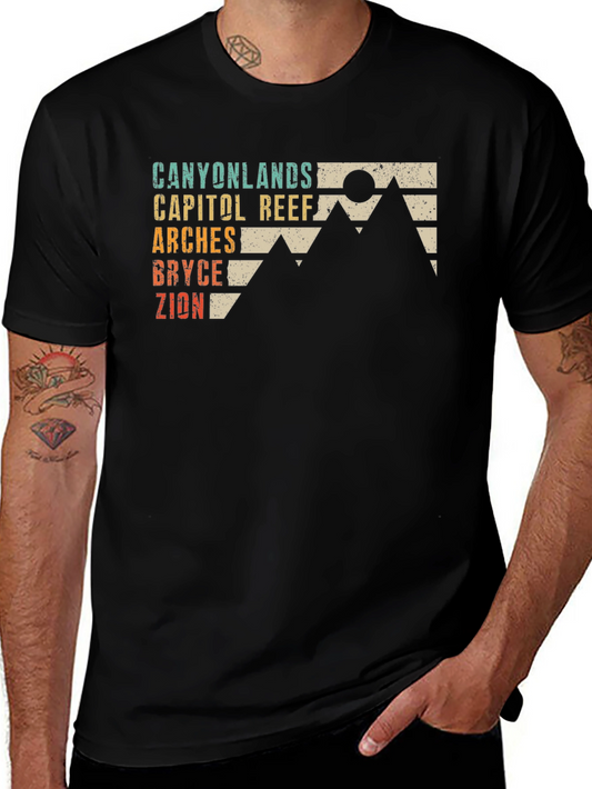 Utah National Parks Retro Graphic Tee