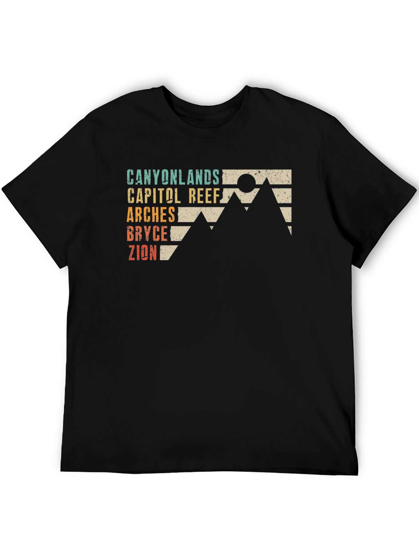 Utah National Parks Retro Graphic Tee