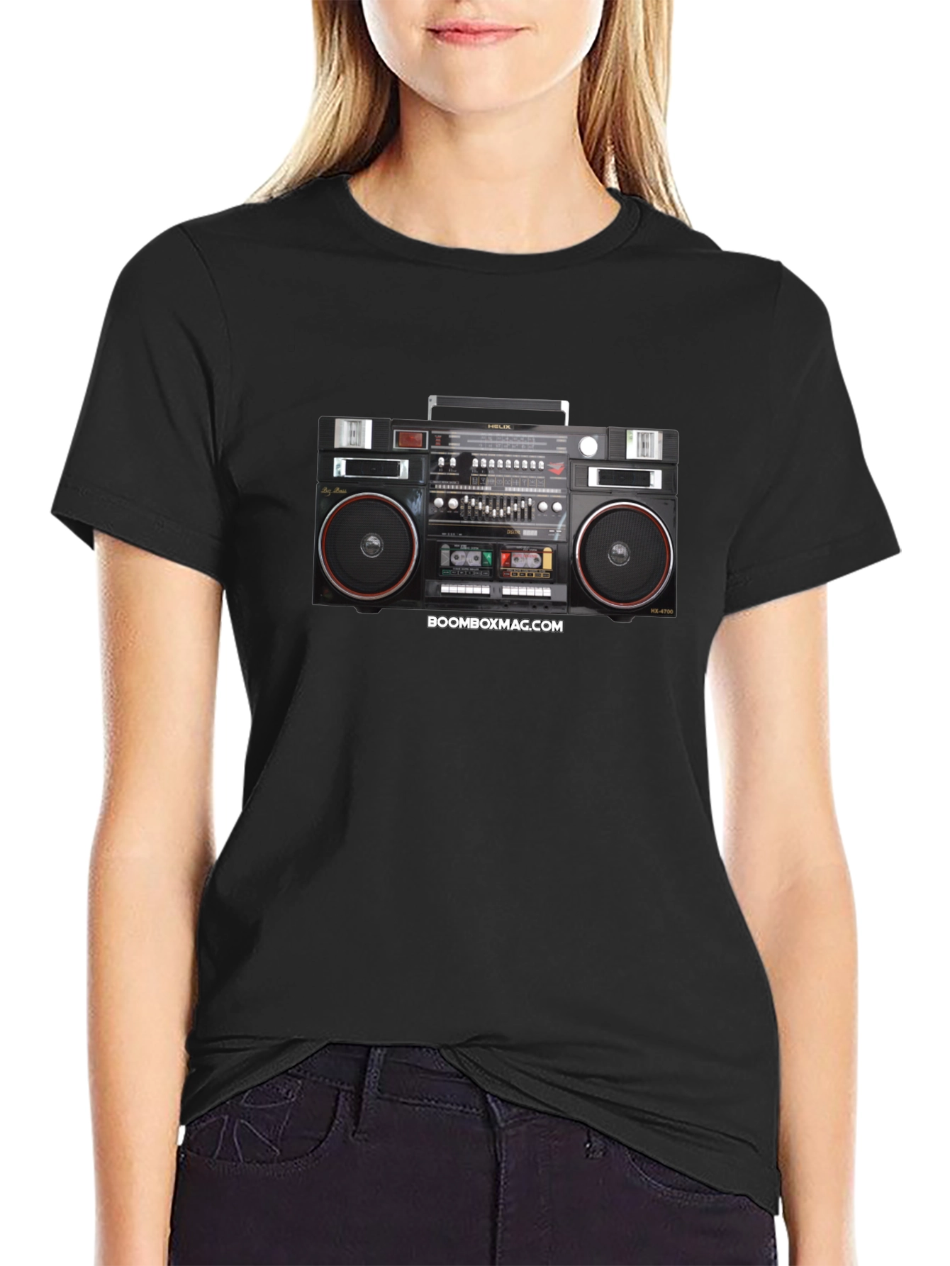Boombox Mag Black T-Shirt