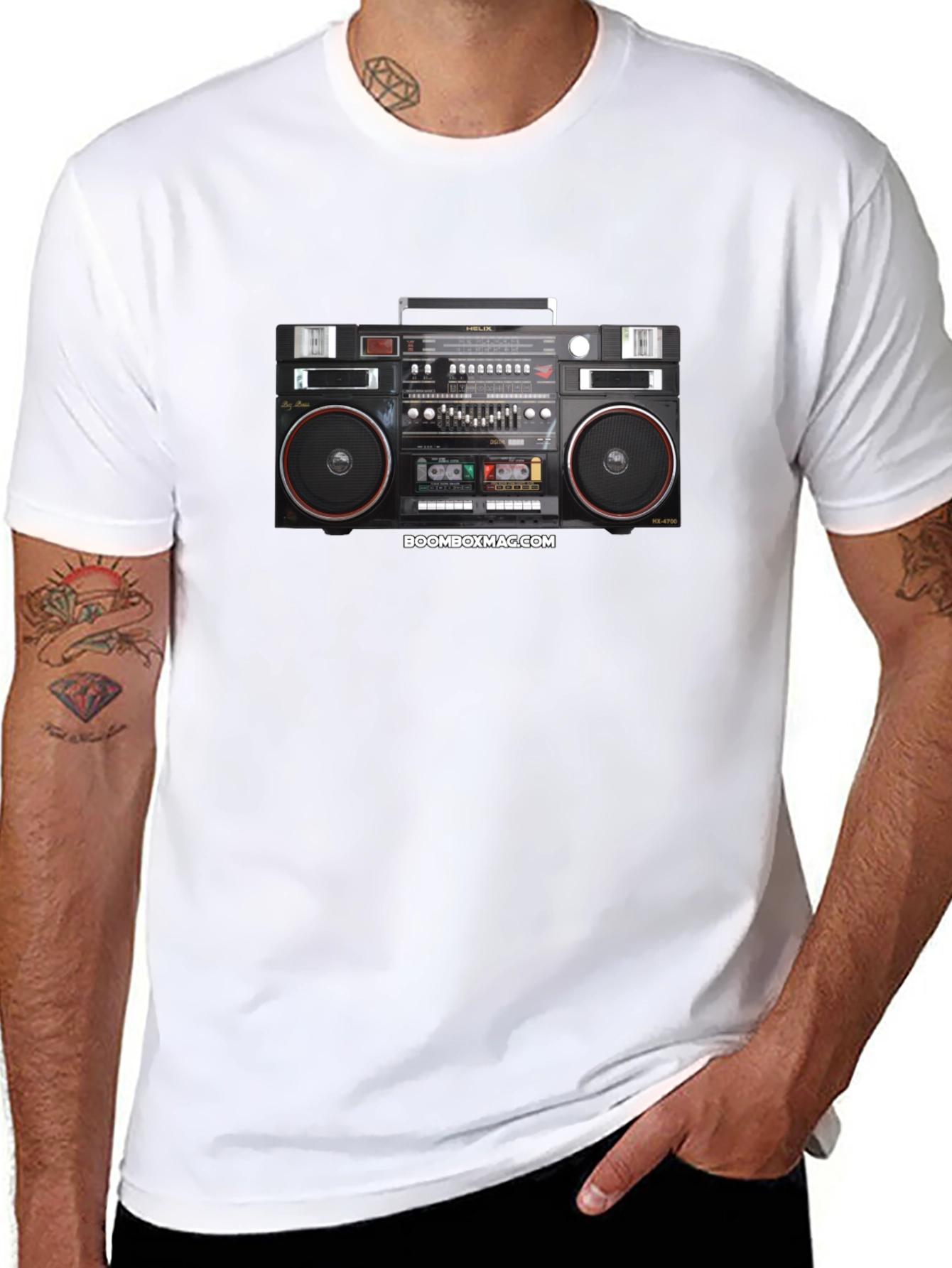 Boombox Mag Black T-Shirt