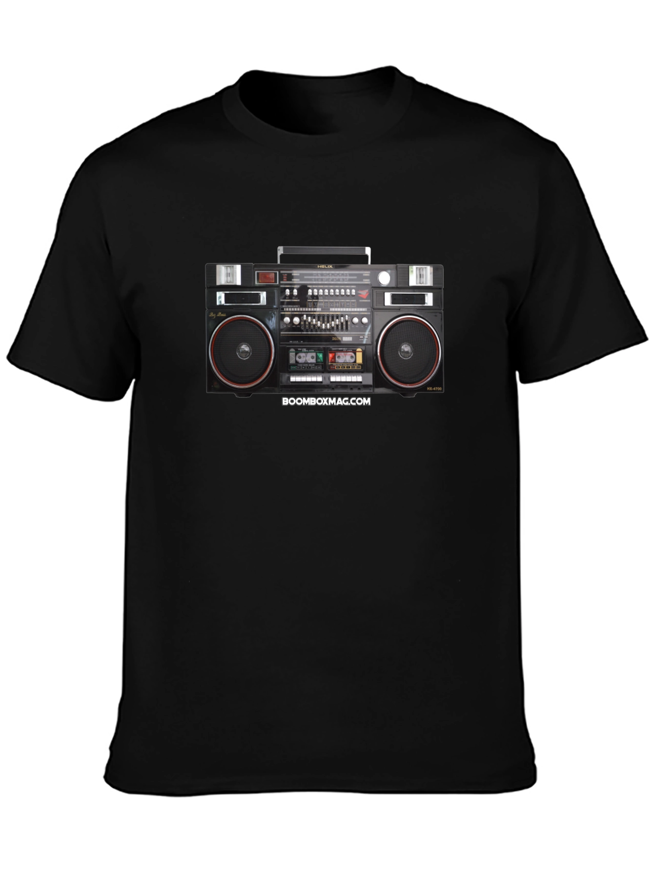Boombox Mag Black T-Shirt
