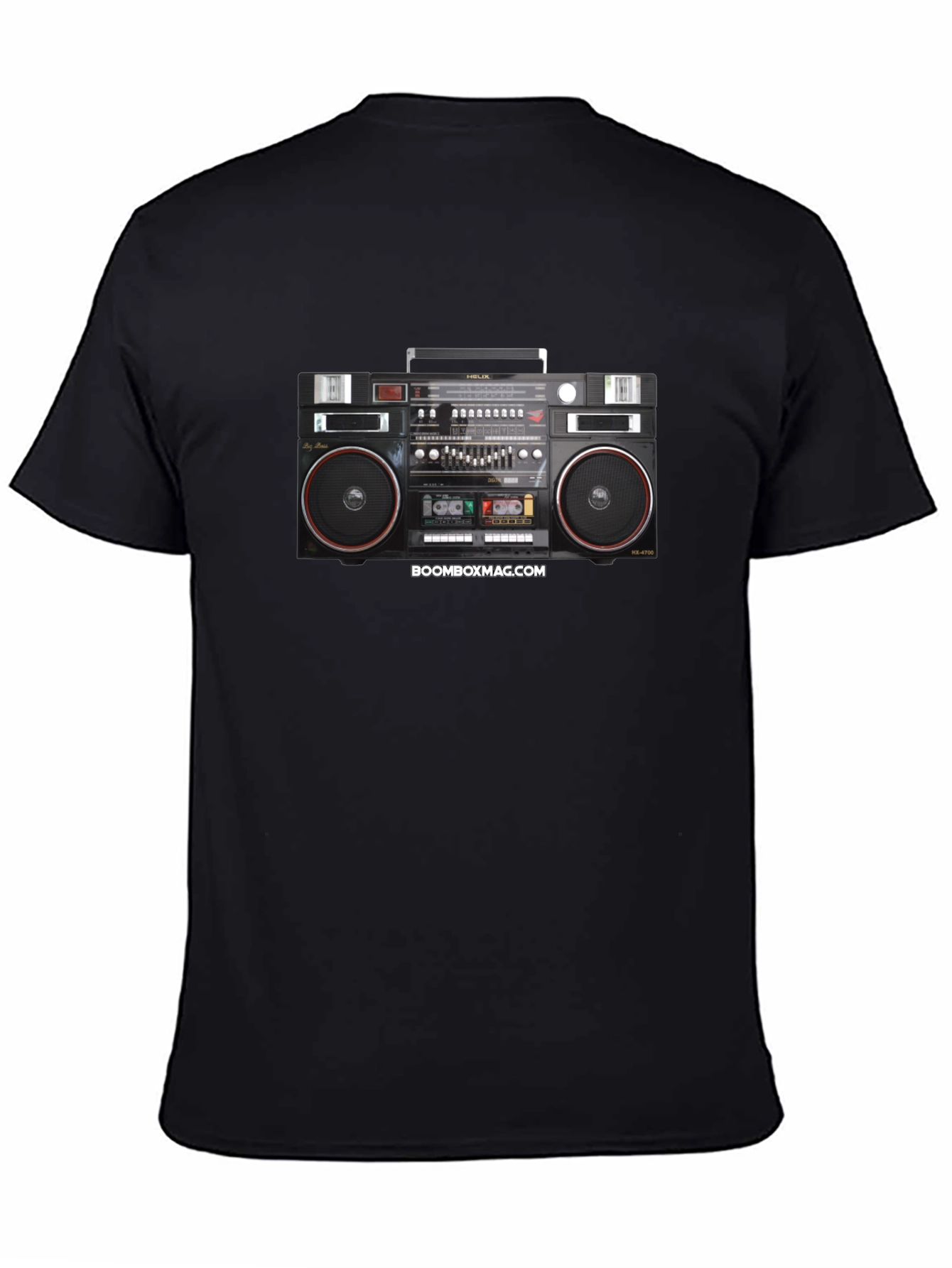Boombox Mag Black T-Shirt