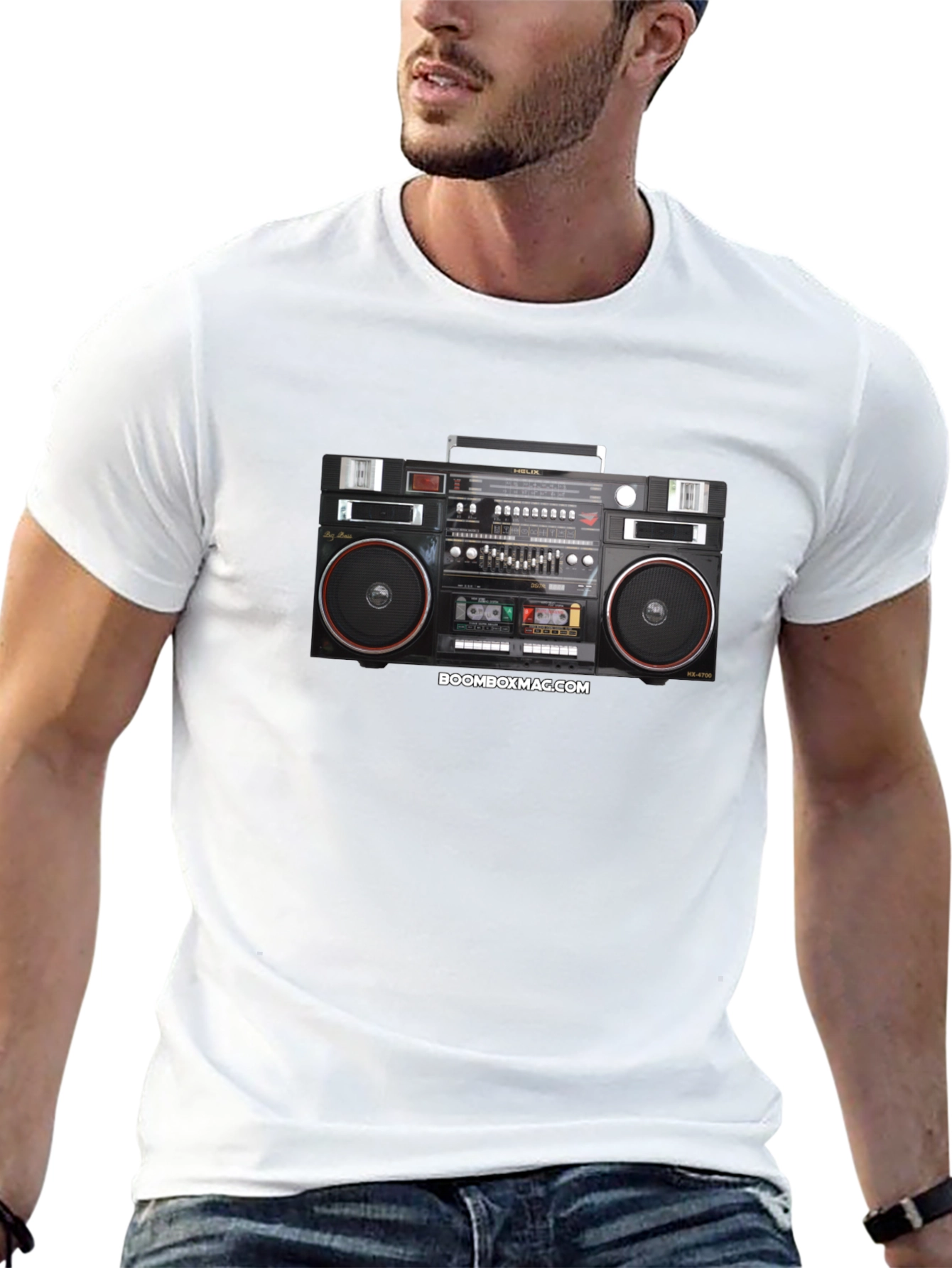 Boombox Mag Black T-Shirt