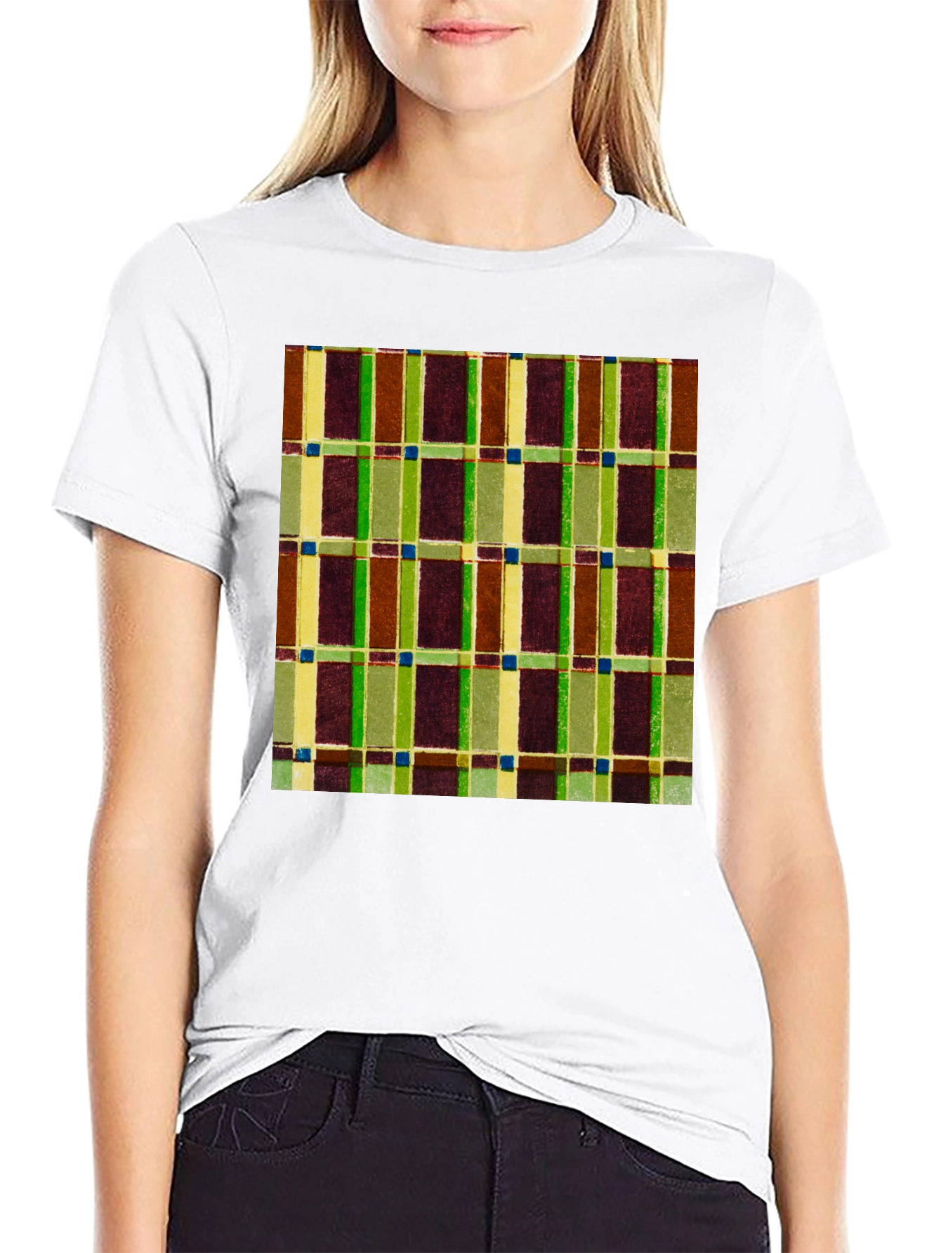 Abstract Geometric Pattern T-Shirt