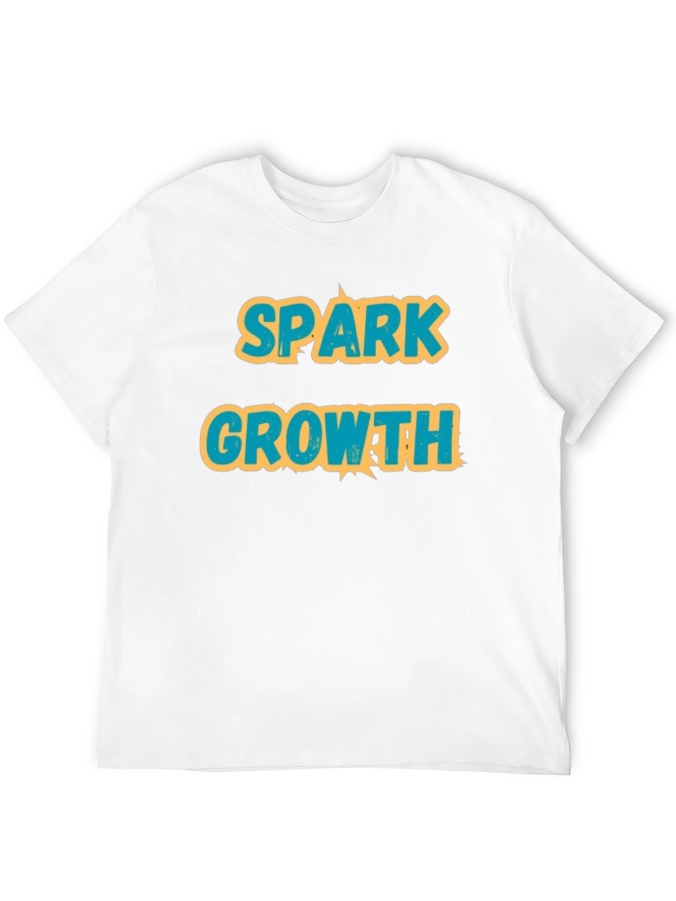 Spark Growth Black Graphic T-Shirt