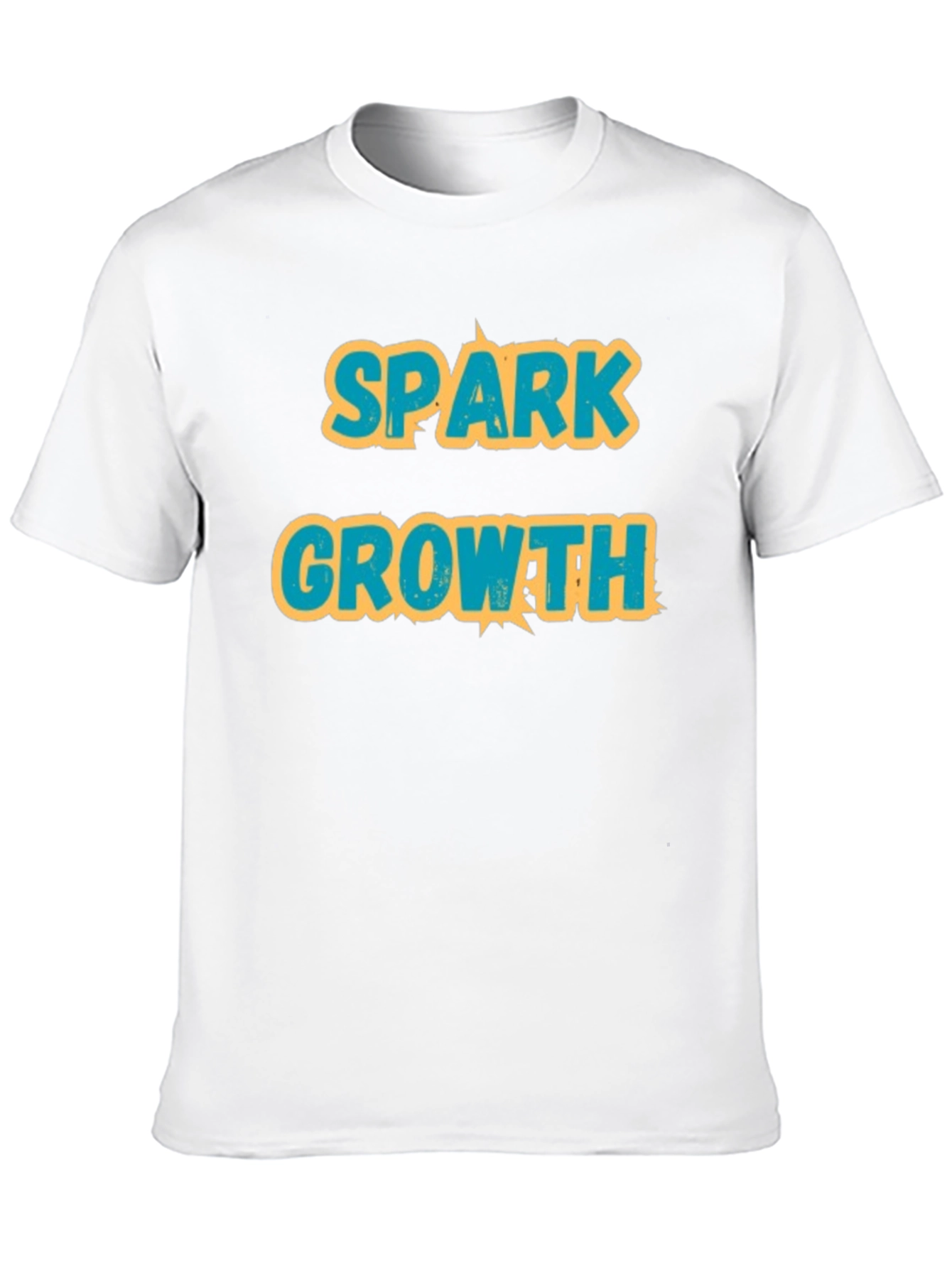 Spark Growth Black Graphic T-Shirt