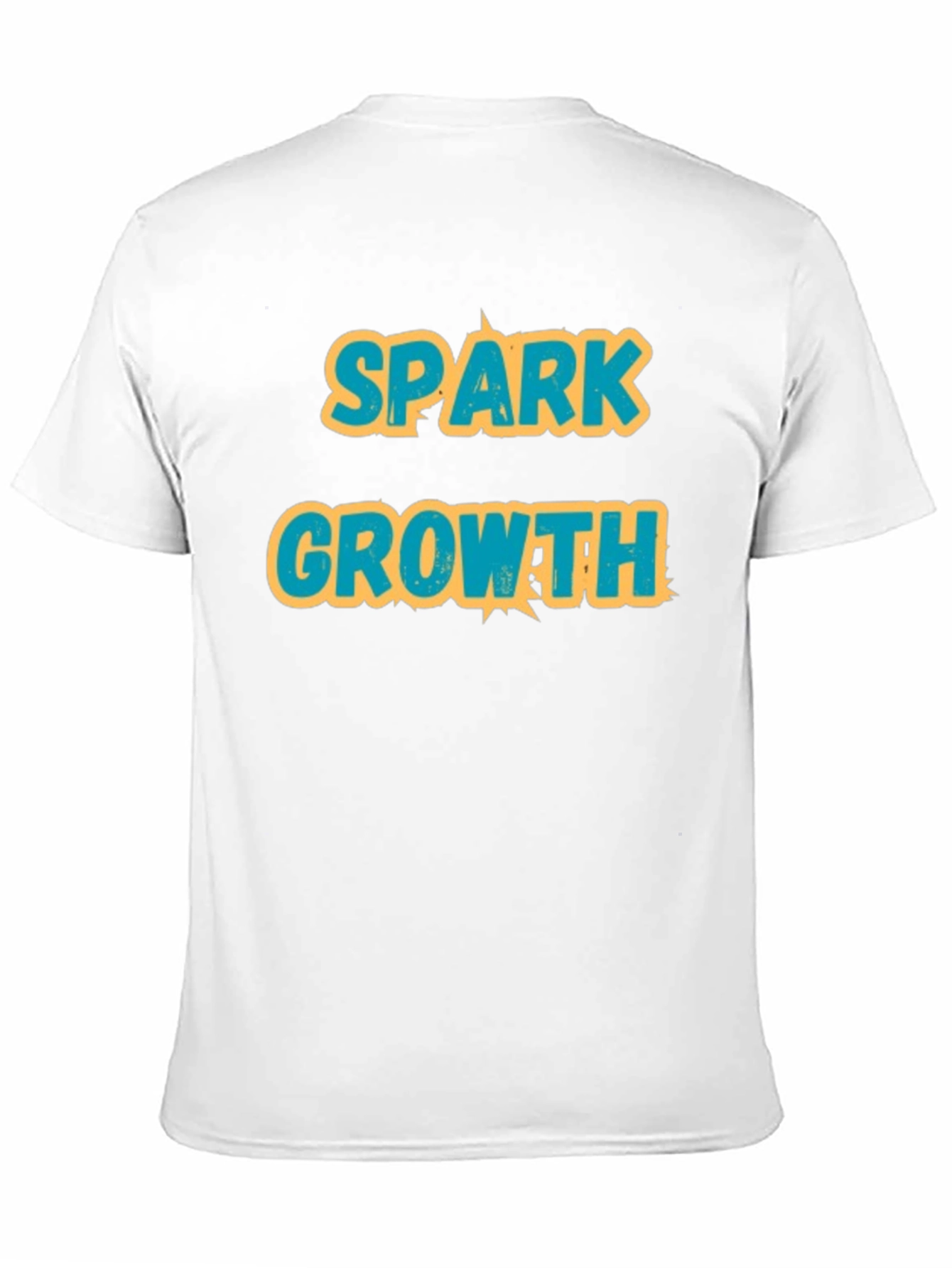 Spark Growth Black Graphic T-Shirt