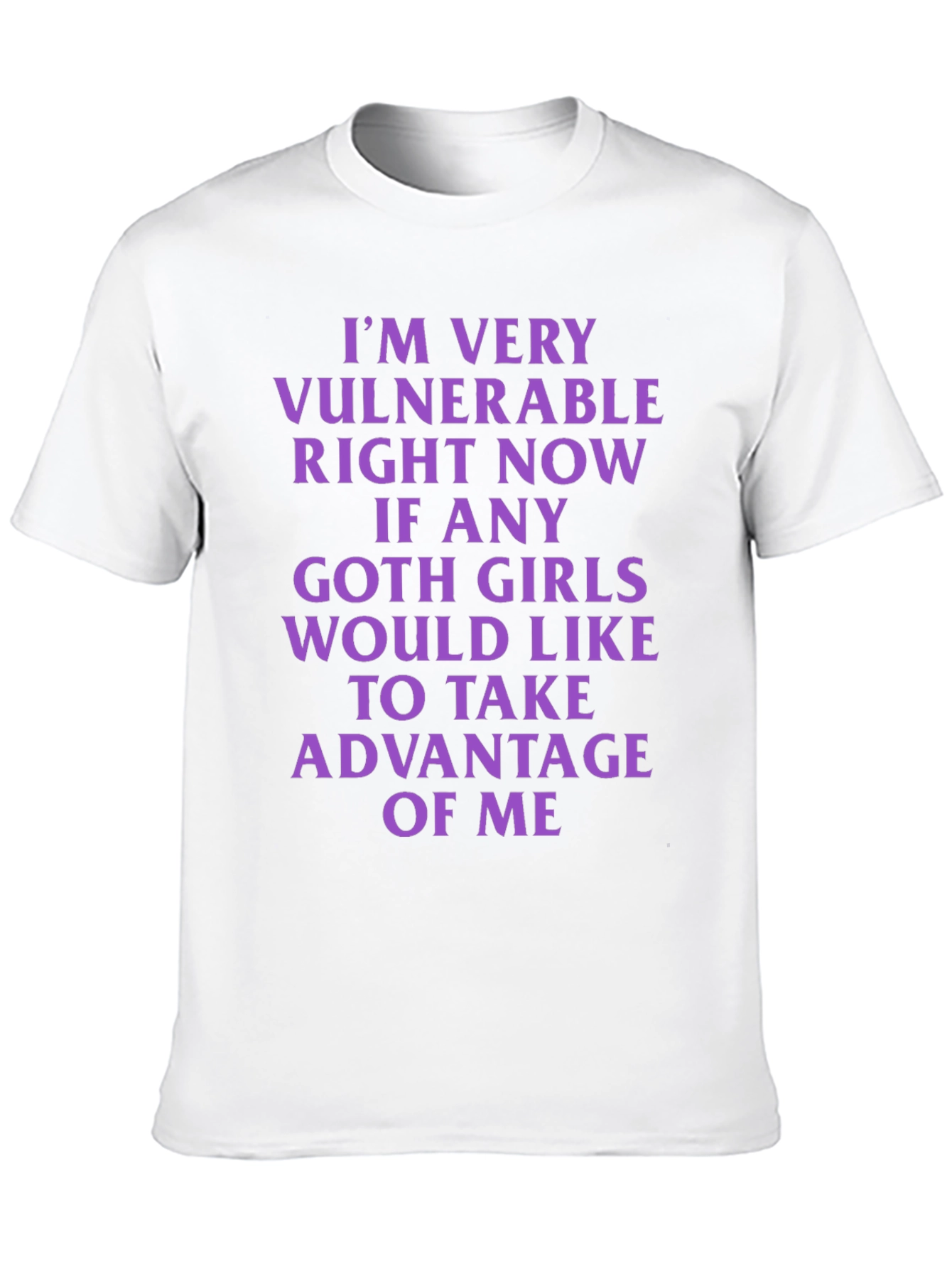 Vulnerable Goth Girls T-Shirt - Black