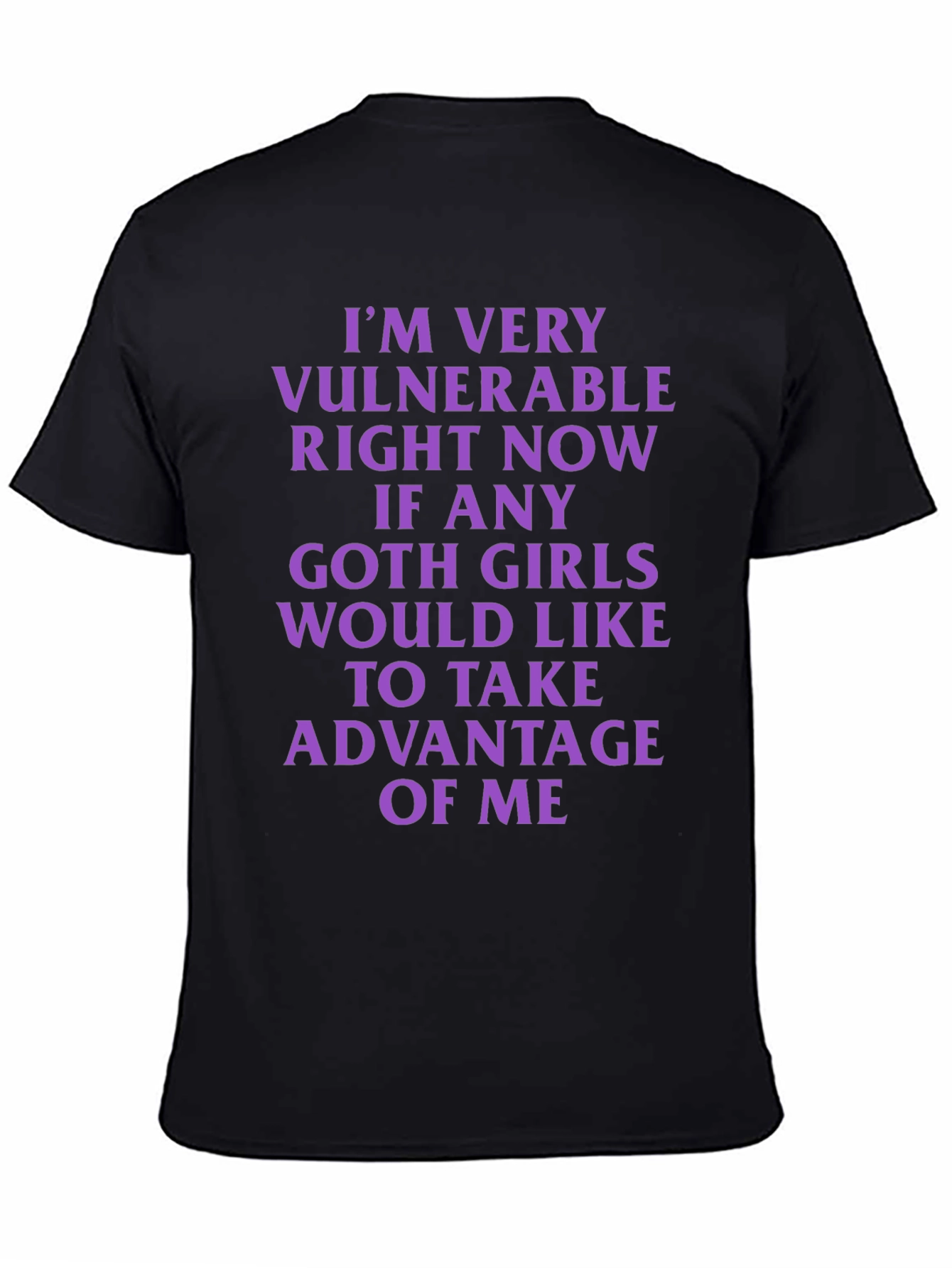 Vulnerable Goth Girls T-Shirt - Black