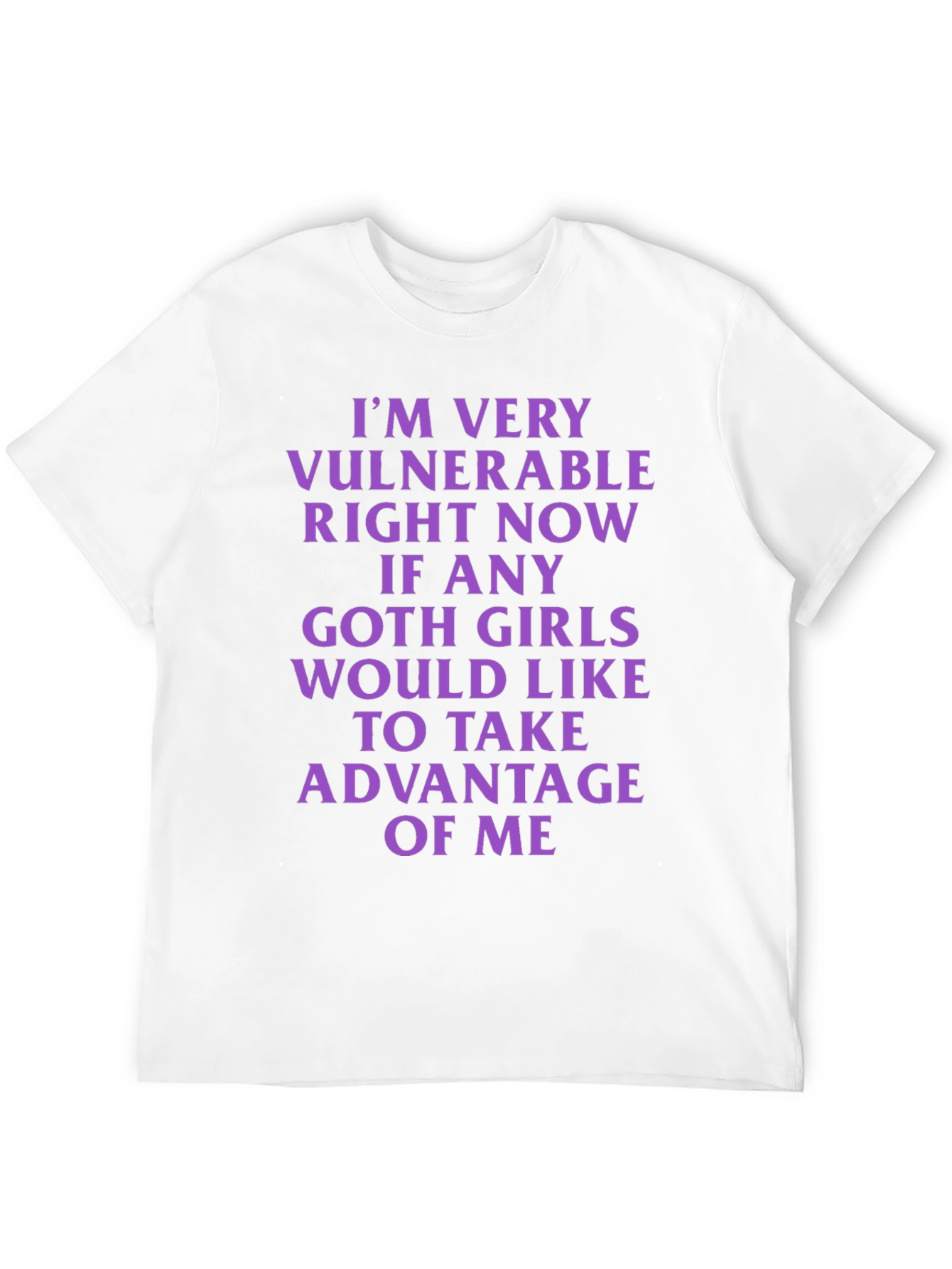 Vulnerable Goth Girls T-Shirt - Black