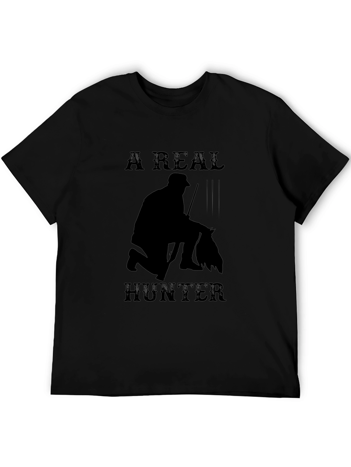 A Real Hunter Graphic Tee - Black