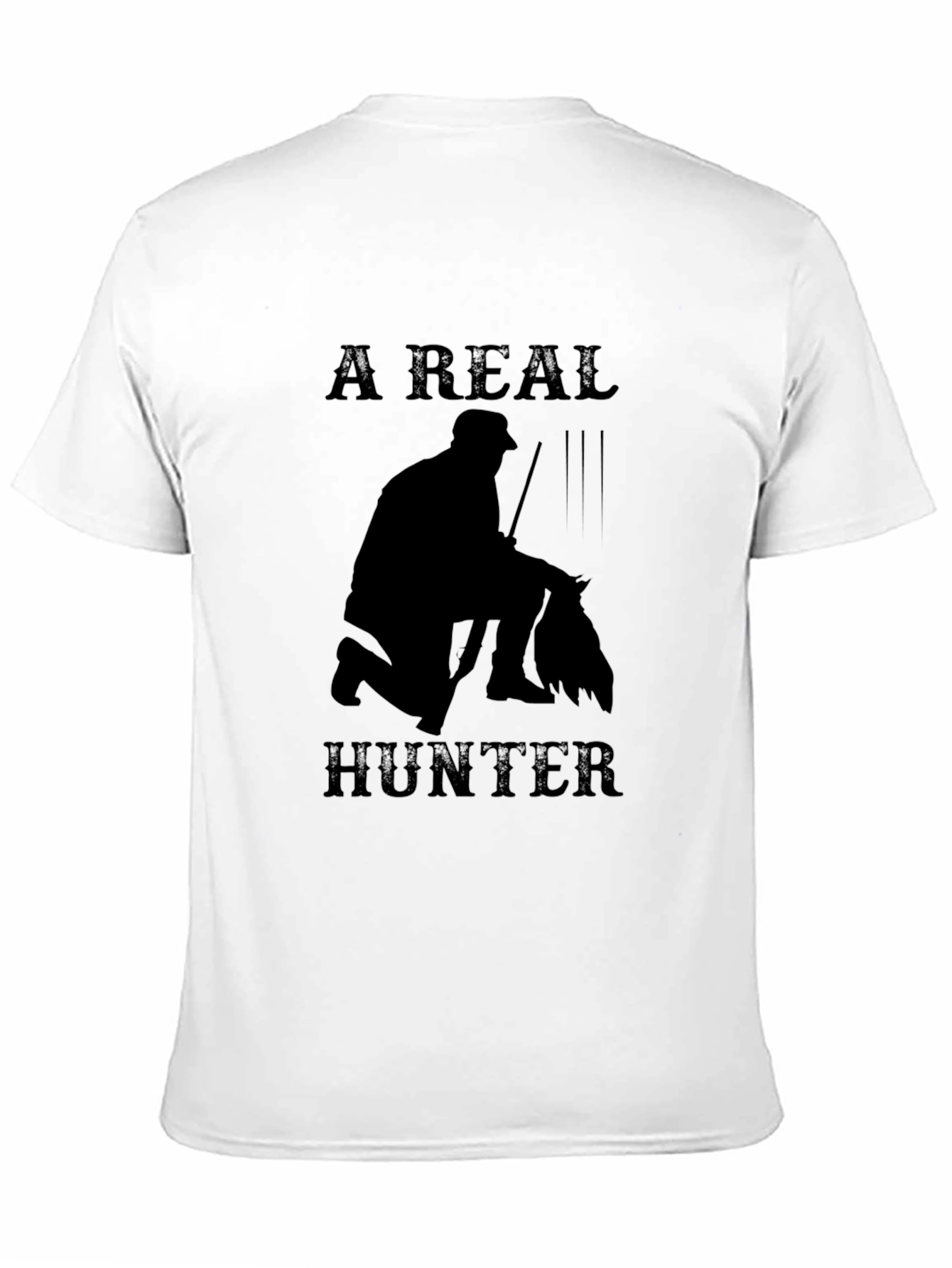 A Real Hunter Graphic Tee - Black