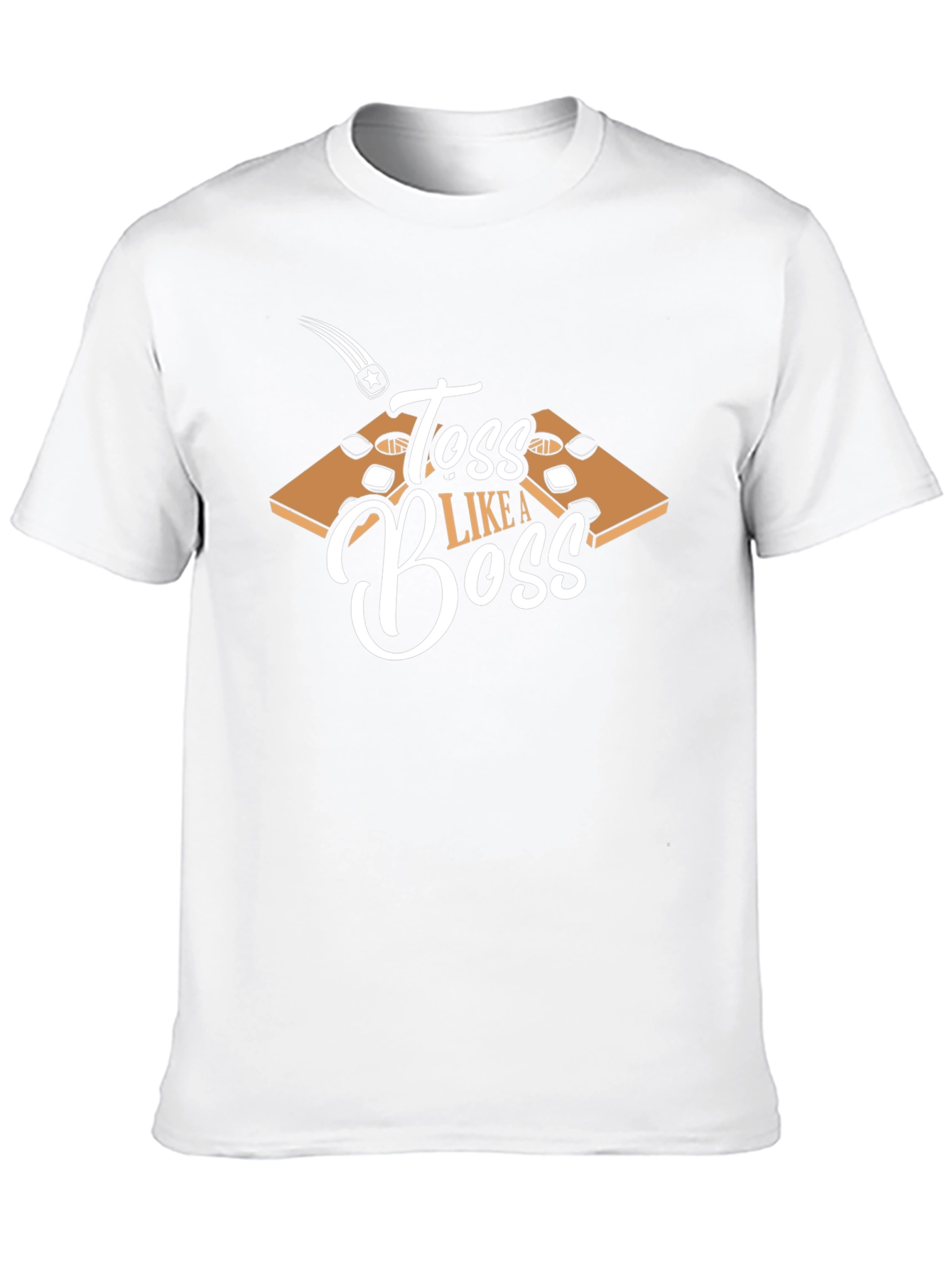 Toss Like A Boss Cornhole T-Shirt