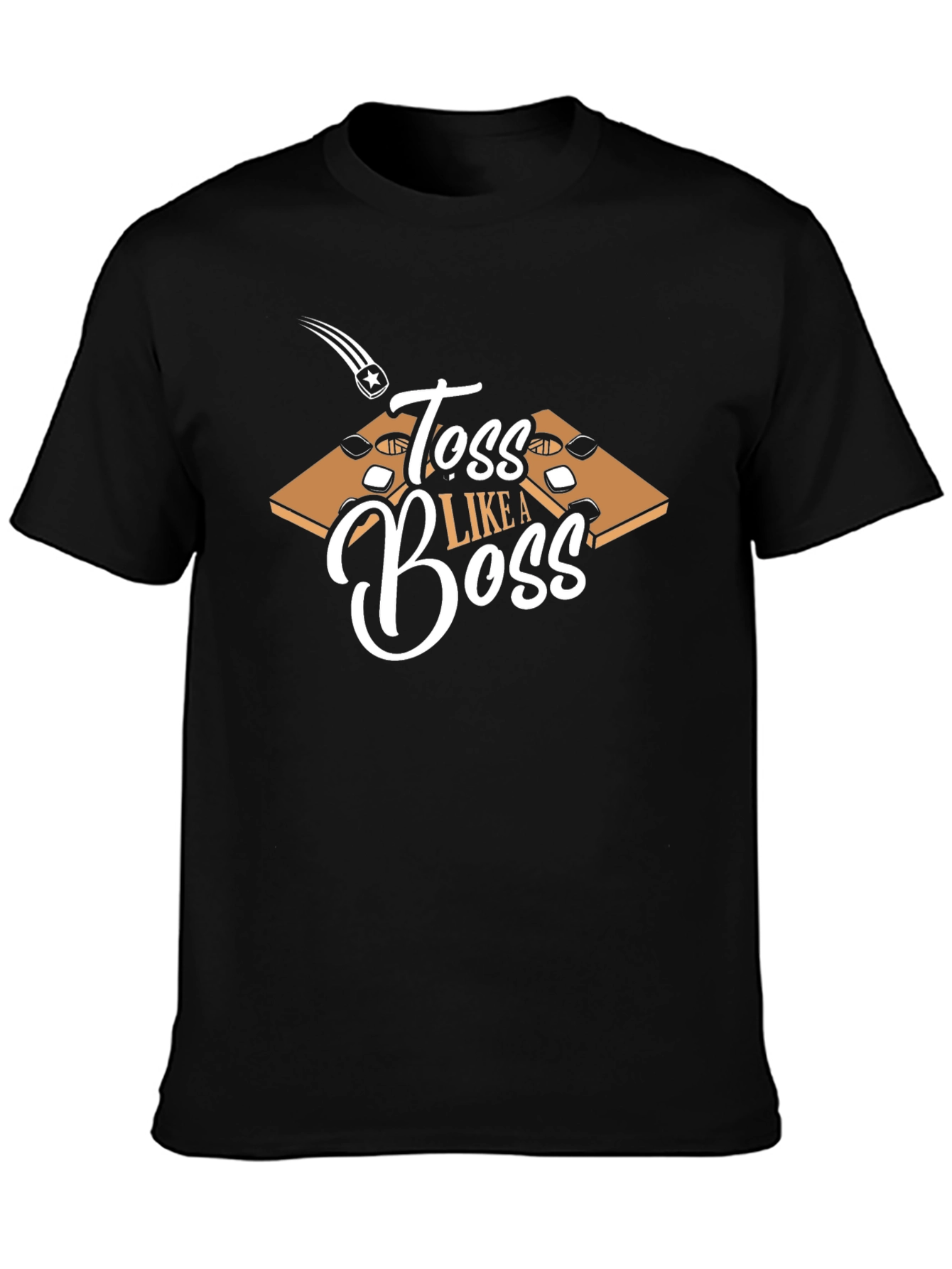 Toss Like A Boss Cornhole T-Shirt