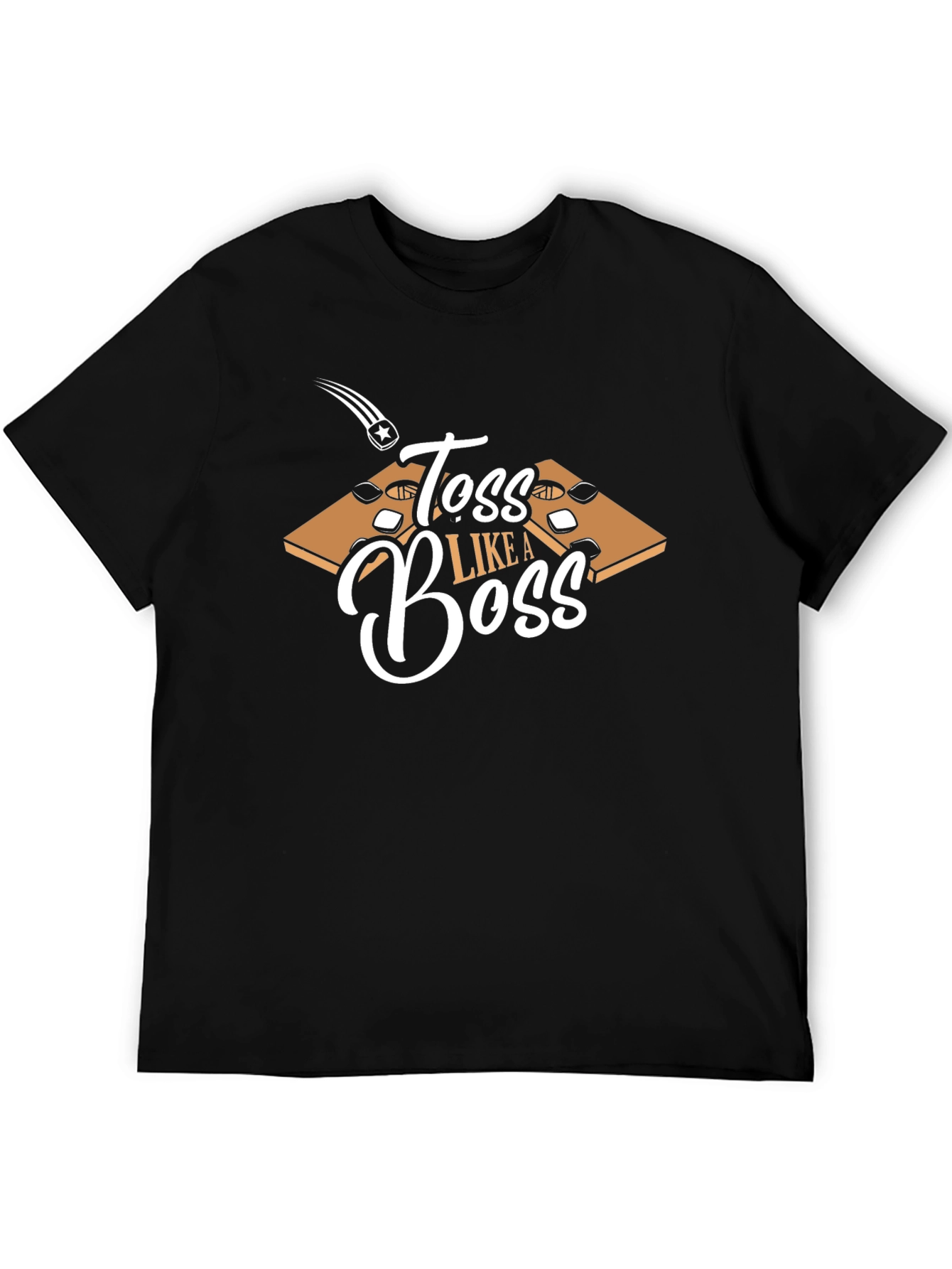 Toss Like A Boss Cornhole T-Shirt