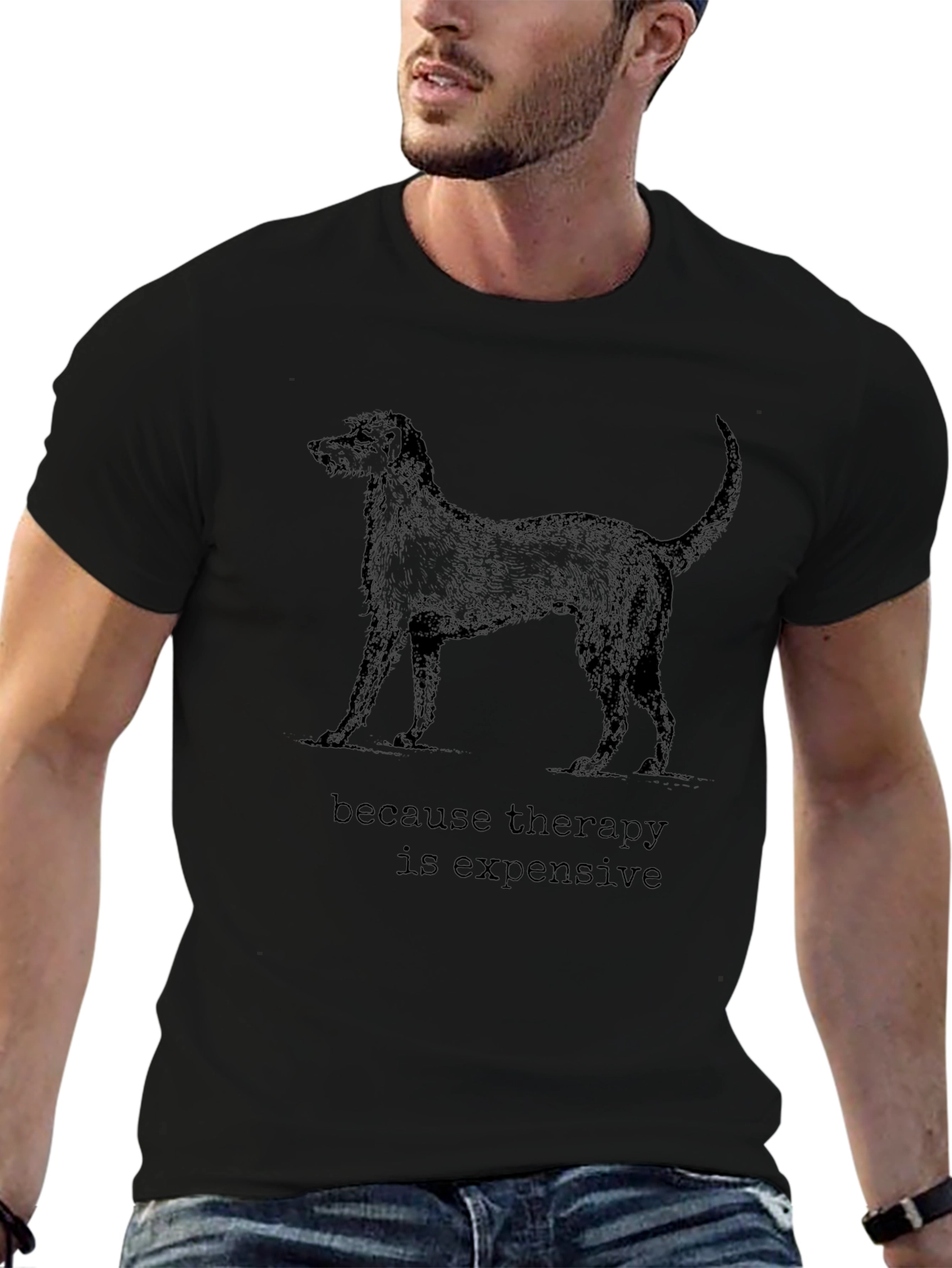Dog Therapy T-Shirt: Because Therapy Is Expensive