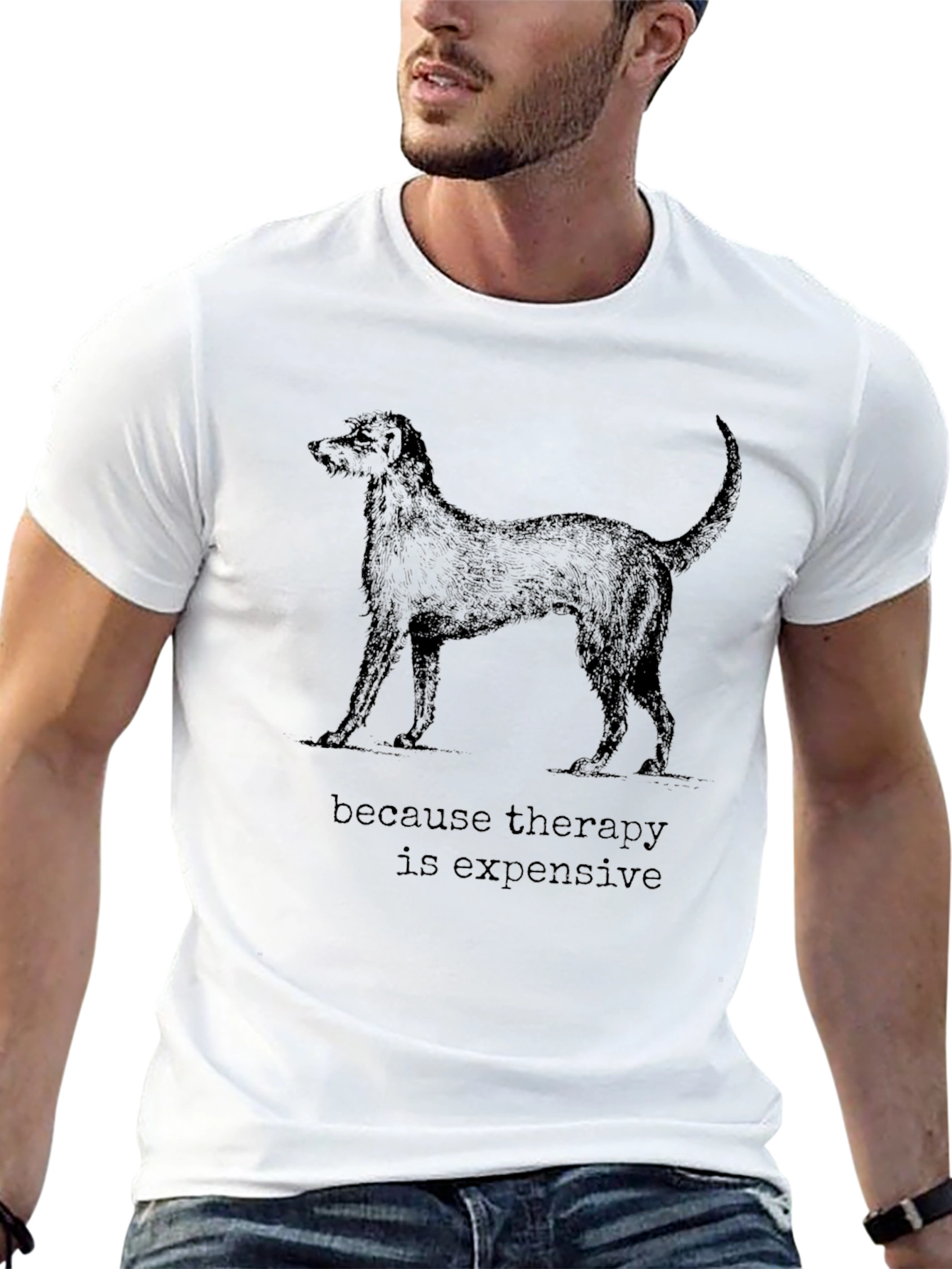 Dog Therapy T-Shirt: Because Therapy Is Expensive