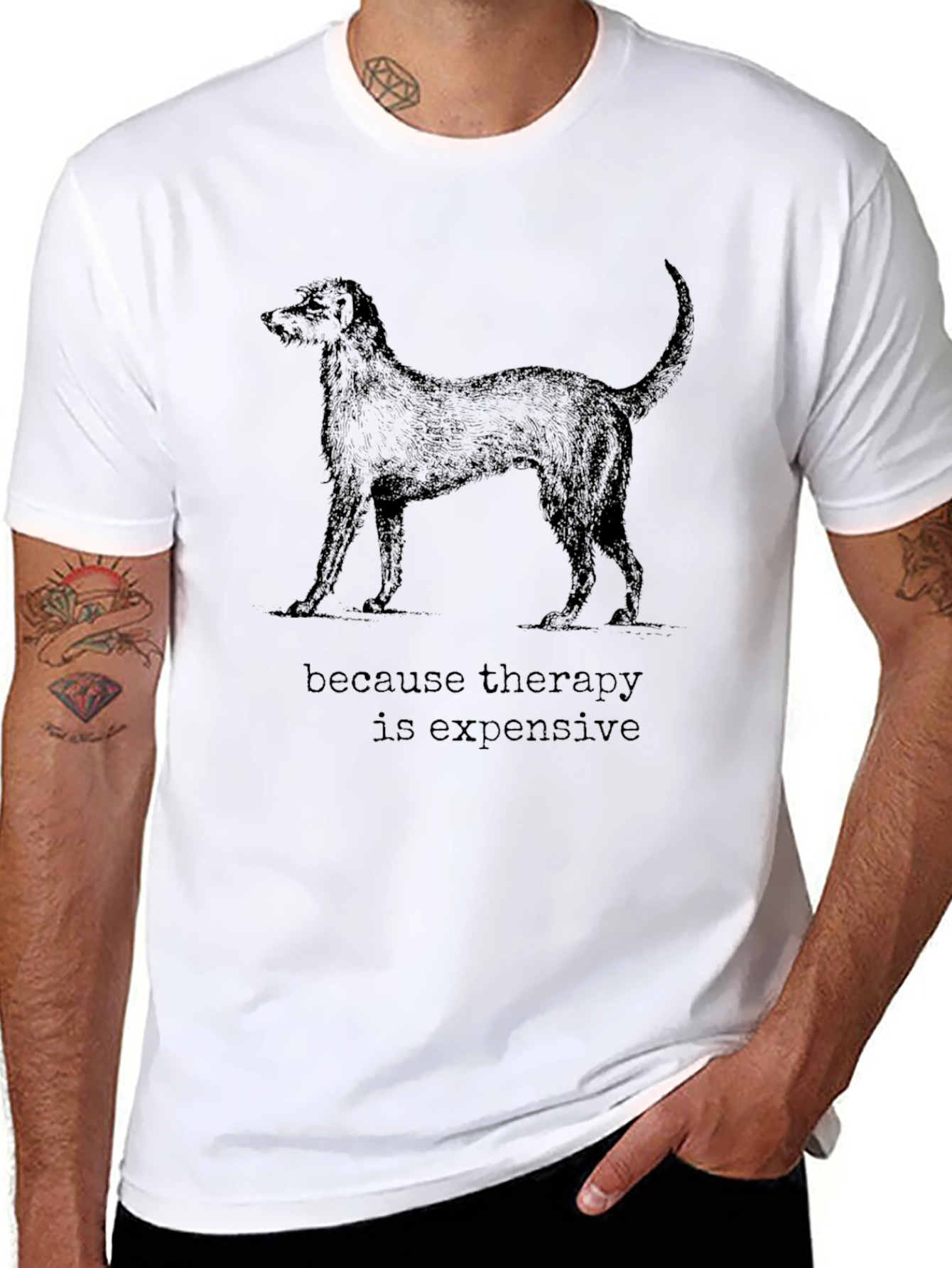 Dog Therapy T-Shirt: Because Therapy Is Expensive