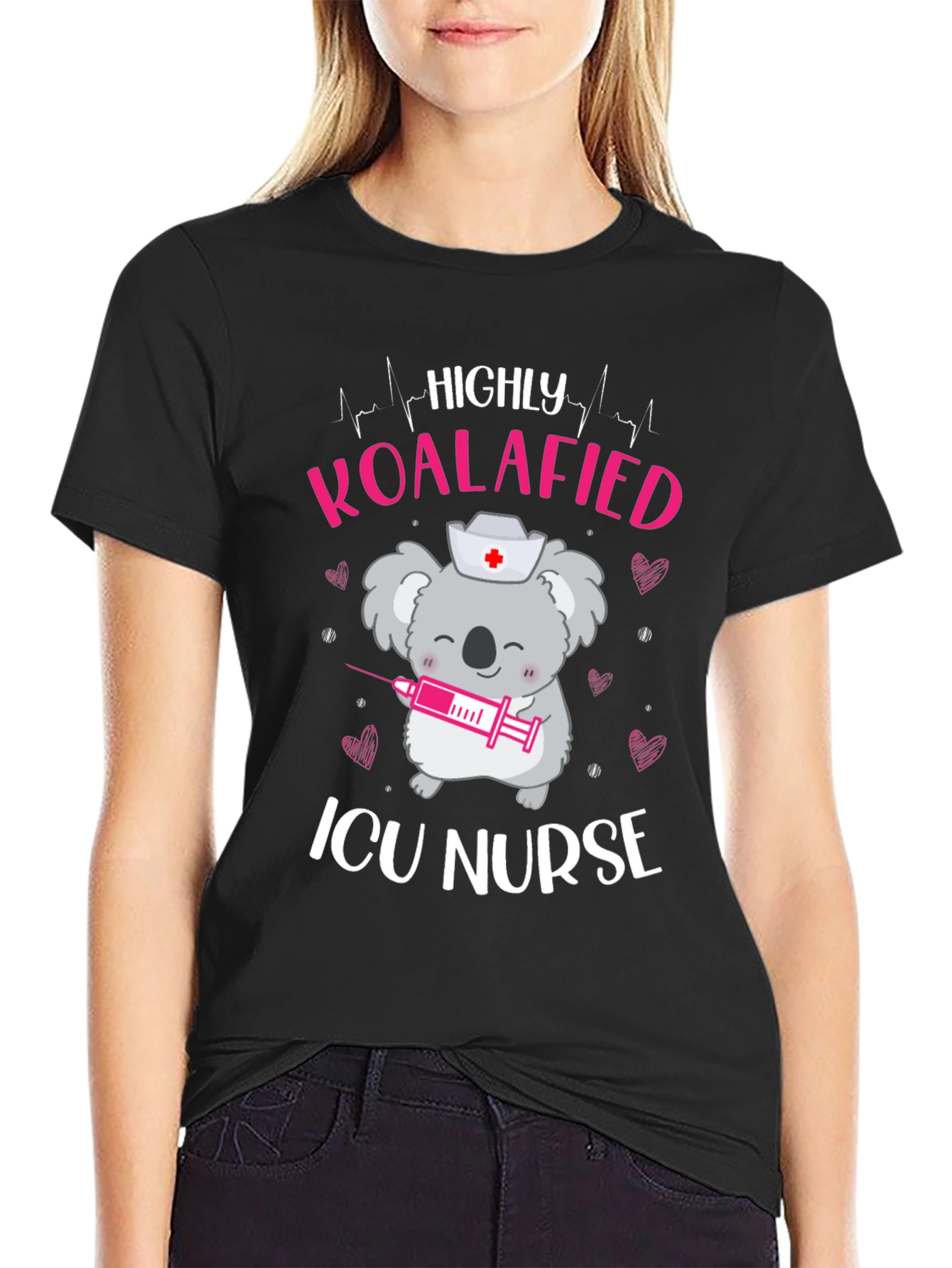 Koalafied ICU Nurse Graphic T-Shirt