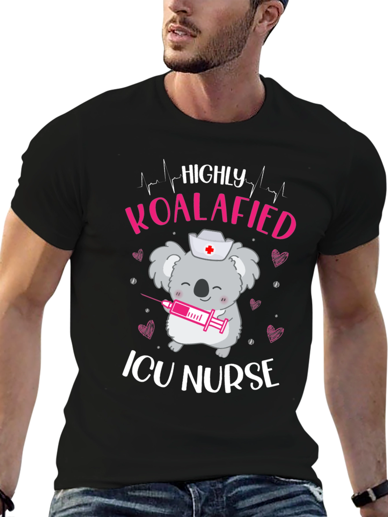 Koalafied ICU Nurse Graphic T-Shirt