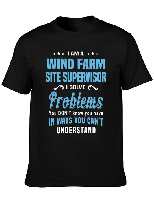 Wind Farm Site Supervisor T-Shirt